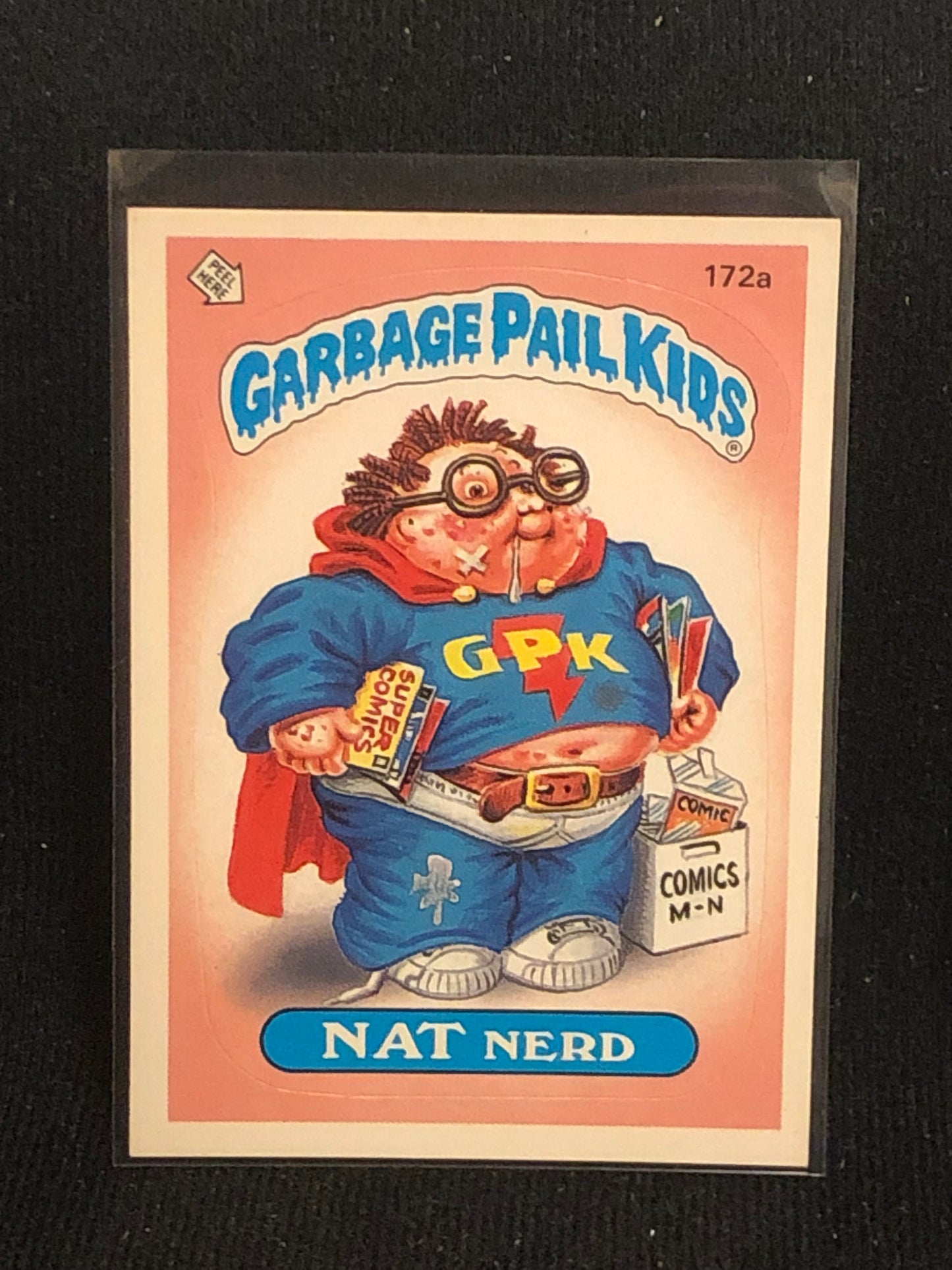 Garbage Pail Kids Original Series 5 (os5) 172a Nat Nerd