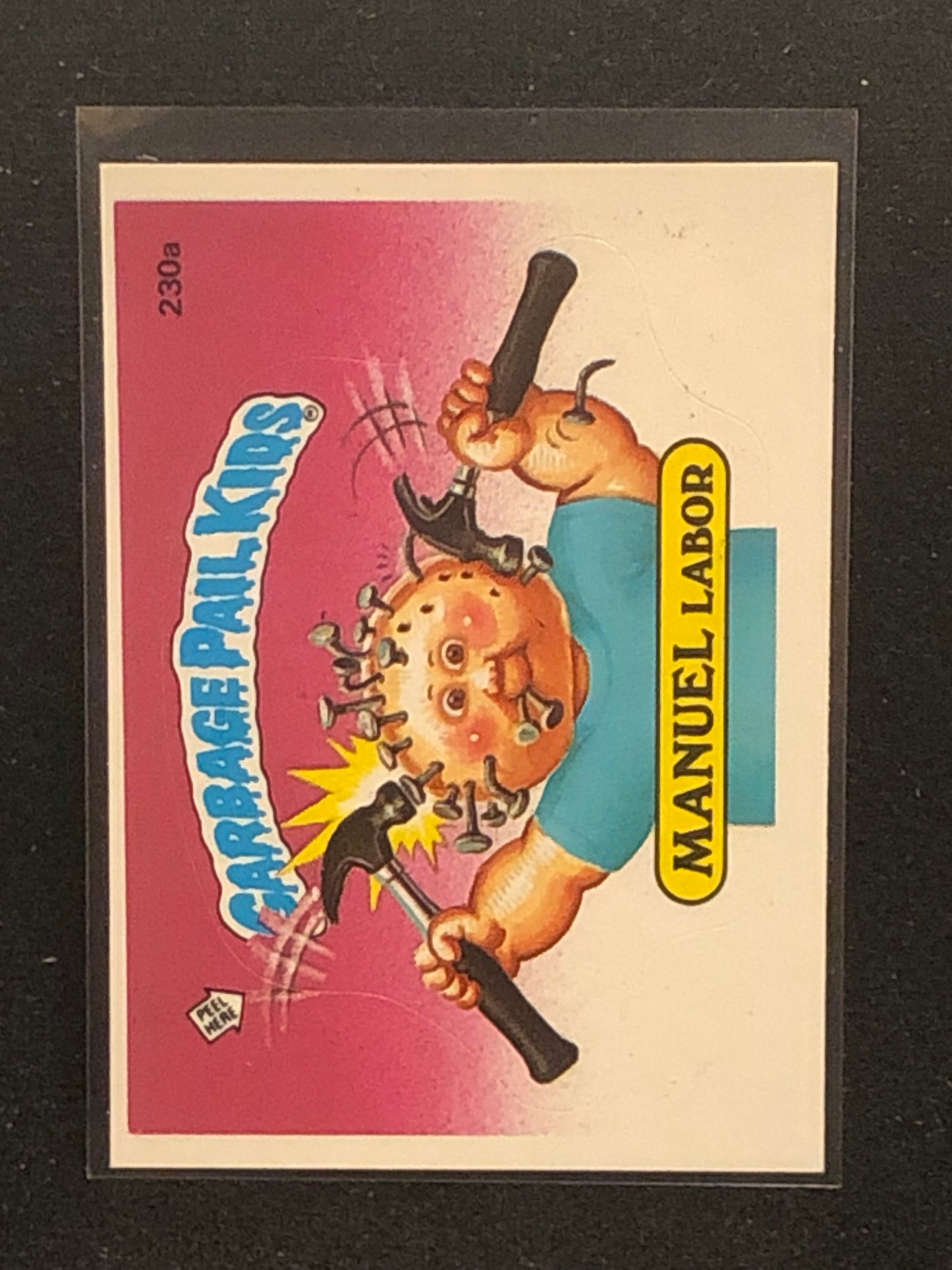 Garbage Pail Kids Original Series 6 (os6) 230a Manuel Labor