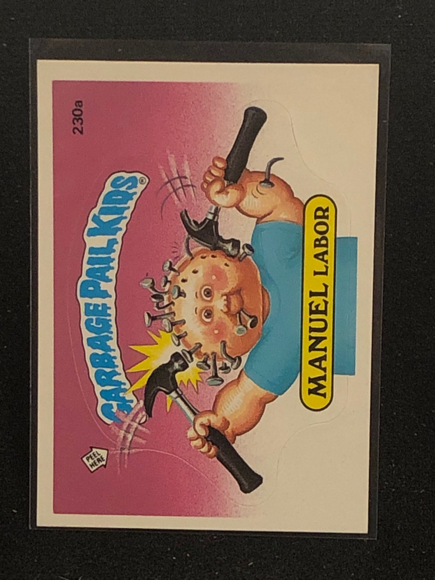 Garbage Pail Kids Original Series 6 (os6) 230a Manuel Labor