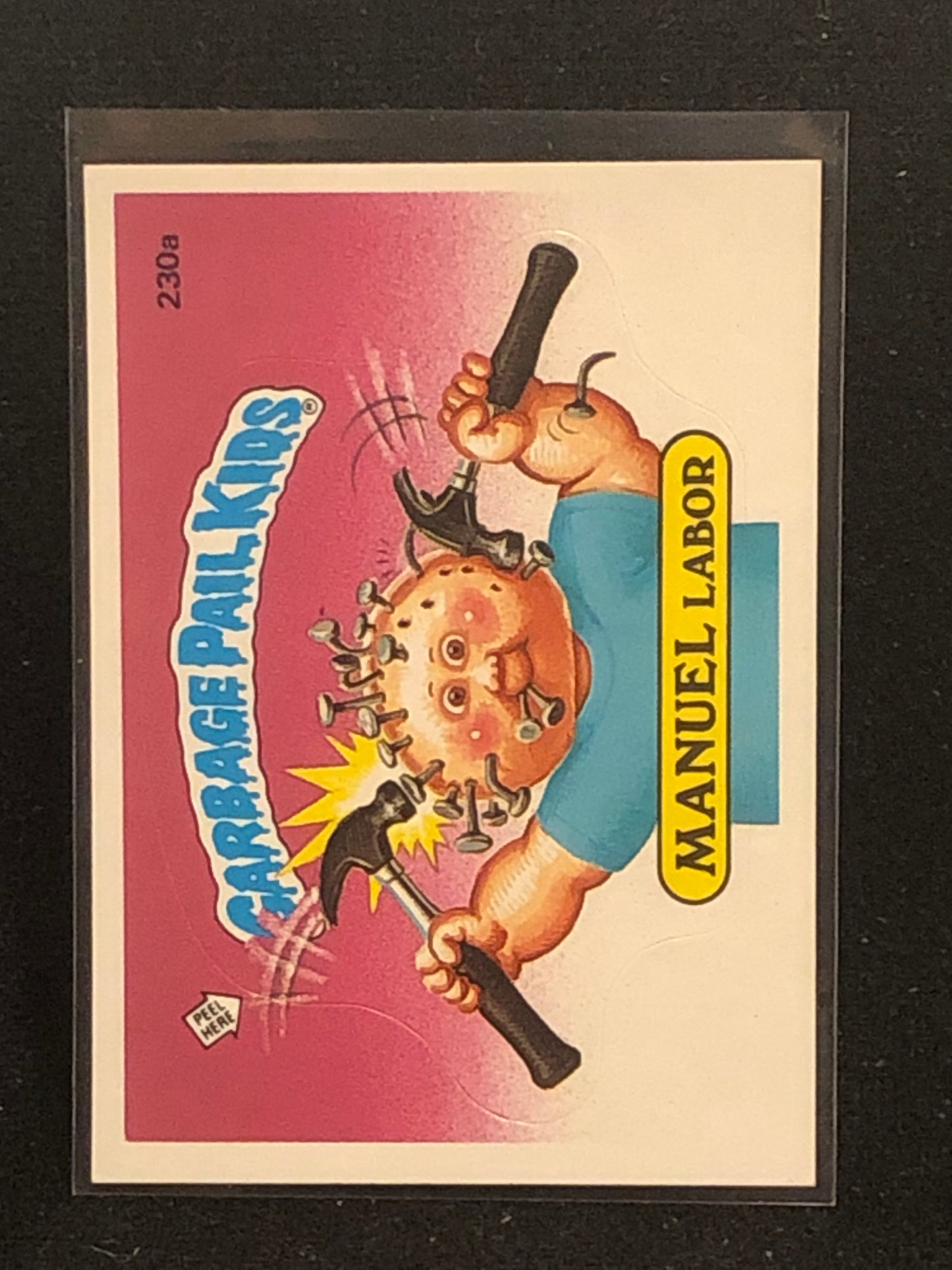 Garbage Pail Kids Original Series 6 (os6) 230a Manuel Labor