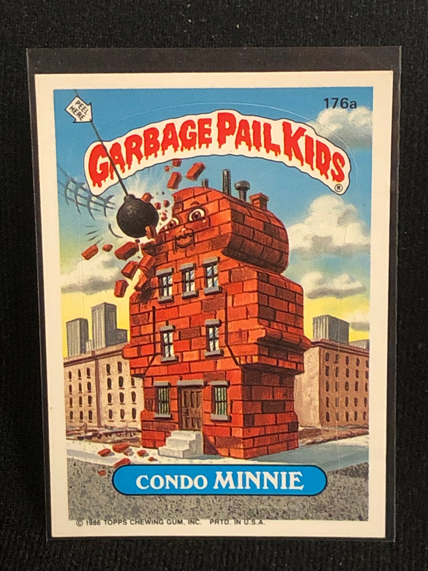 Garbage Pail Kids Original Series 5 (os5) 176a Condo Minnie