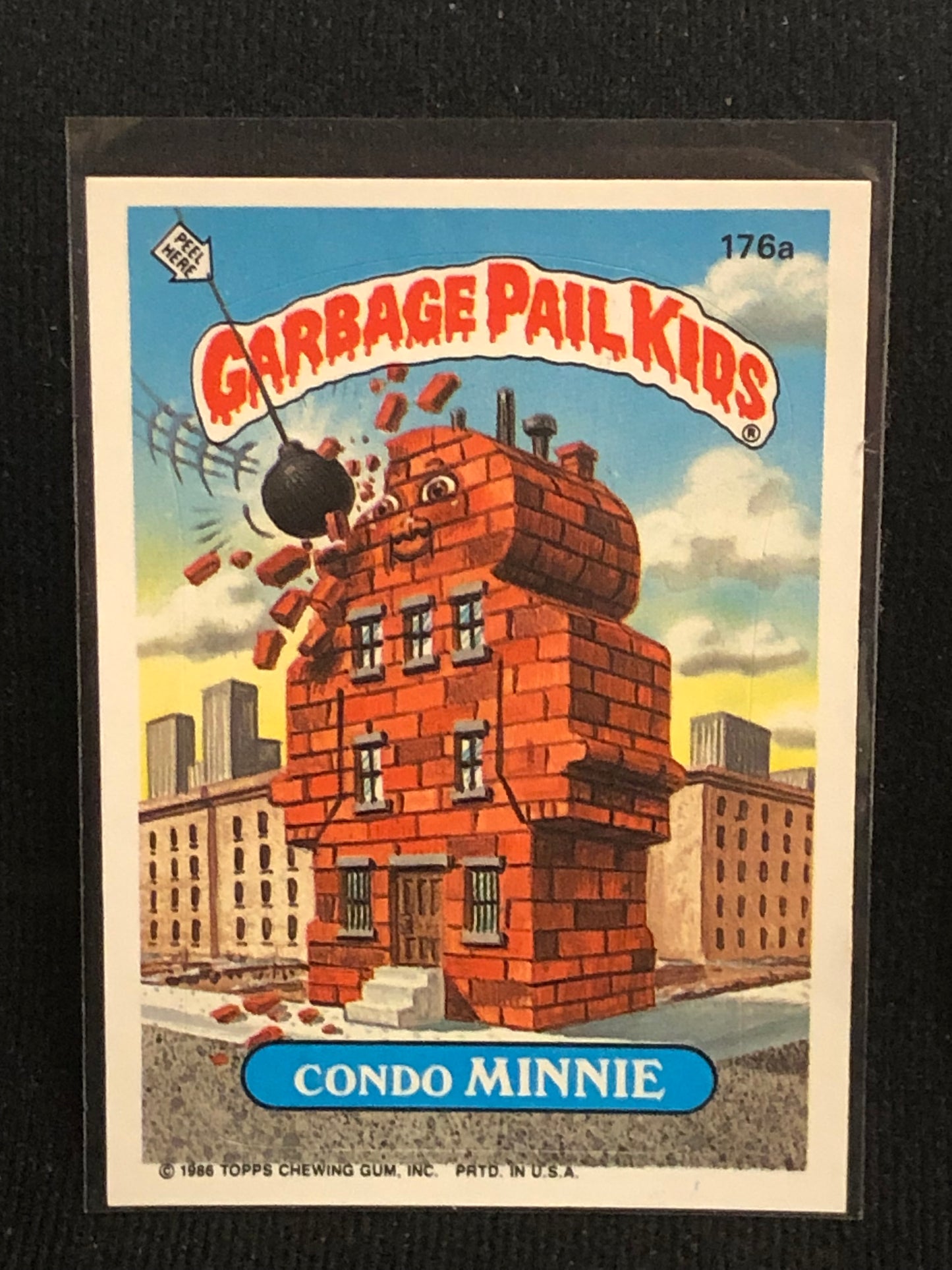 Garbage Pail Kids Original Series 5 (os5) 176a Condo Minnie