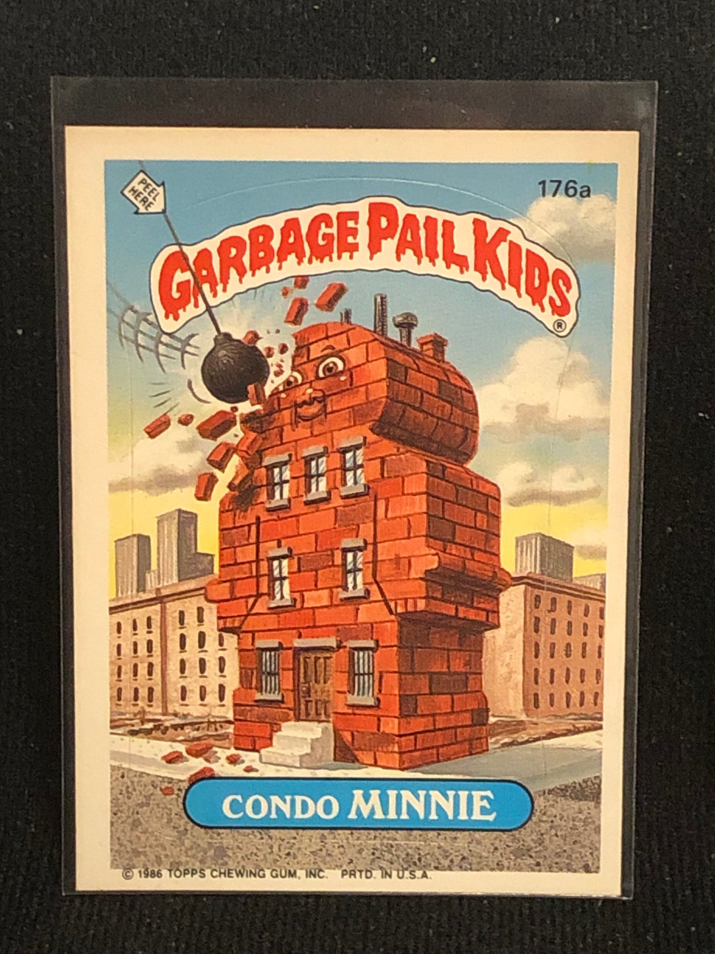 Garbage Pail Kids Original Series 5 (os5) 176a Condo Minnie