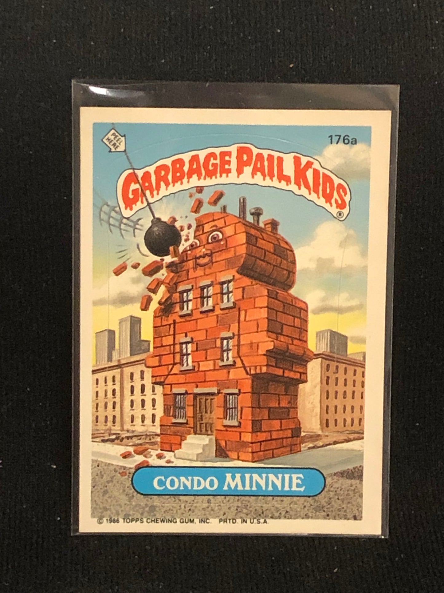 Garbage Pail Kids Original Series 5 (os5) 176a Condo Minnie