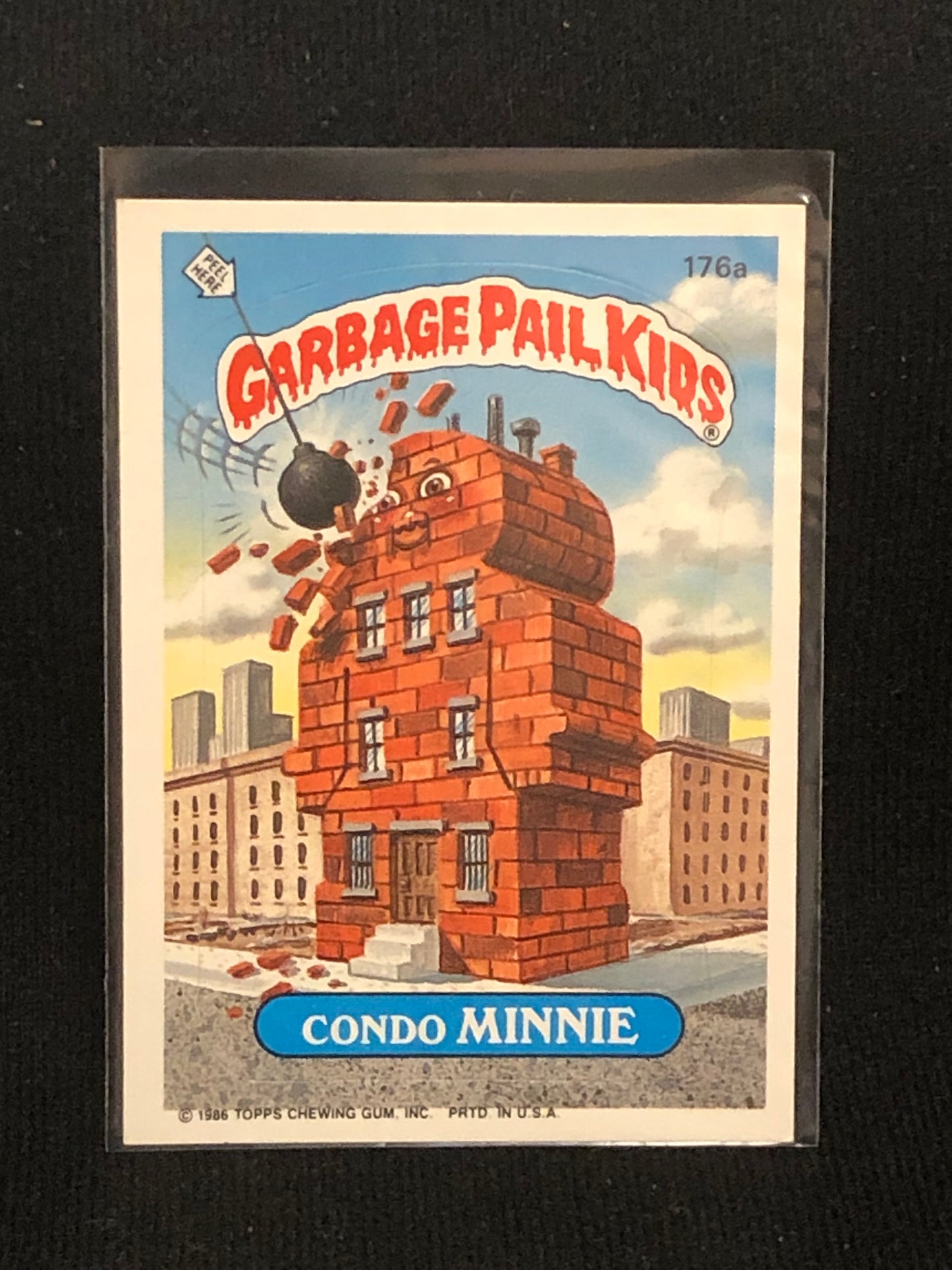 Garbage Pail Kids Original Series 5 (os5) 176a Condo Minnie