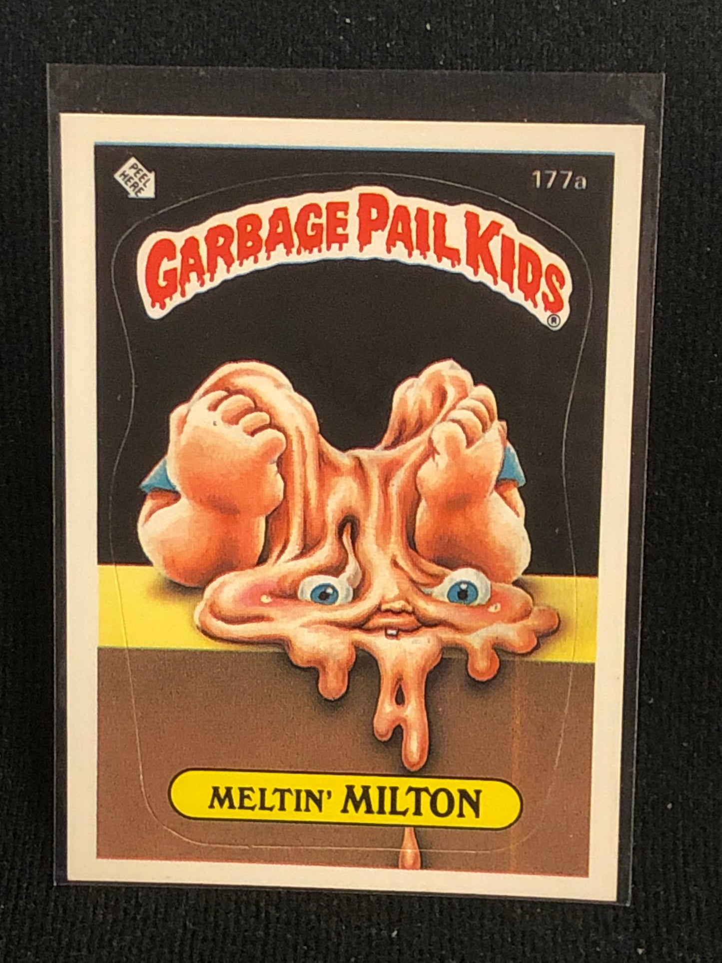 Garbage Pail Kids Original Series 5 (os5) 177a Meltin Milton