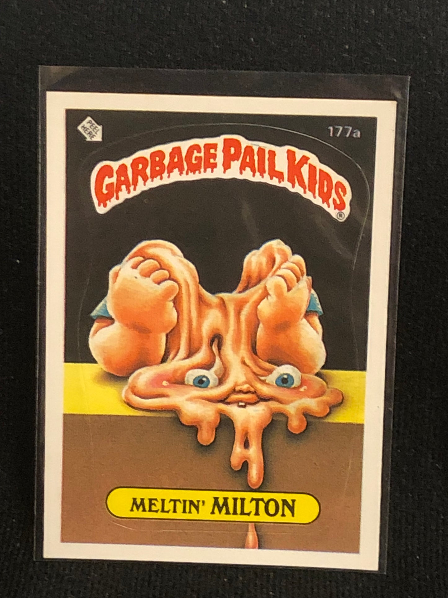 Garbage Pail Kids Original Series 5 (os5) 177a Meltin Milton