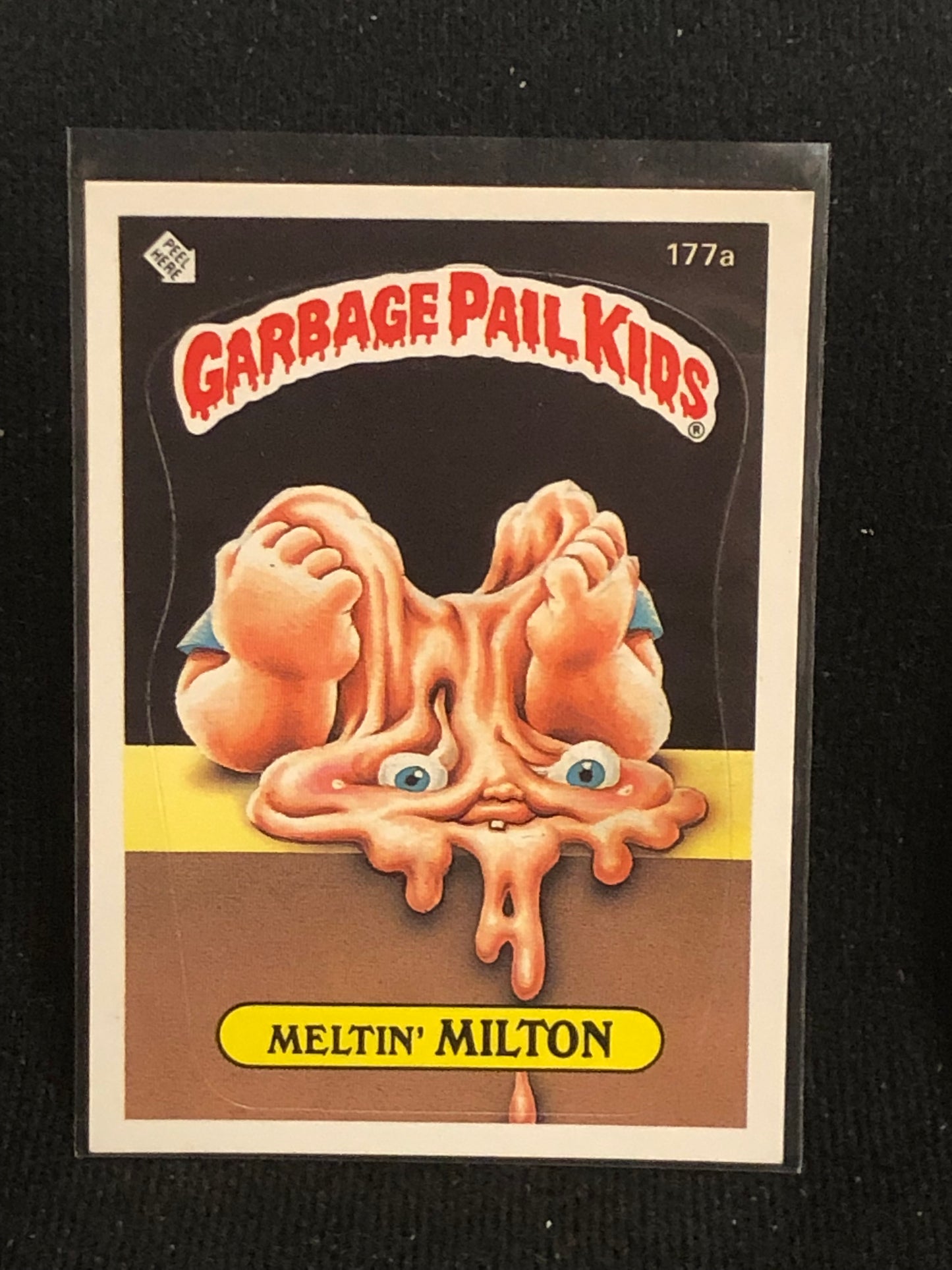 Garbage Pail Kids Original Series 5 (os5) 177a Meltin Milton