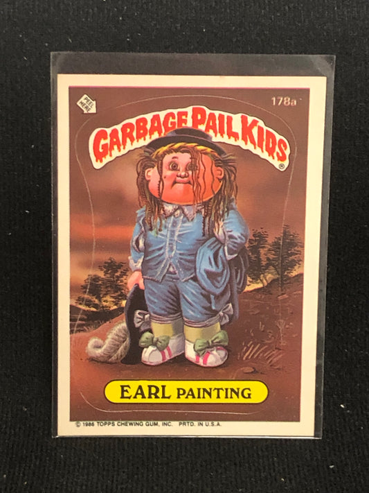 Garbage Pail Kids Original Series 5 (os5) 178a Earl Painting