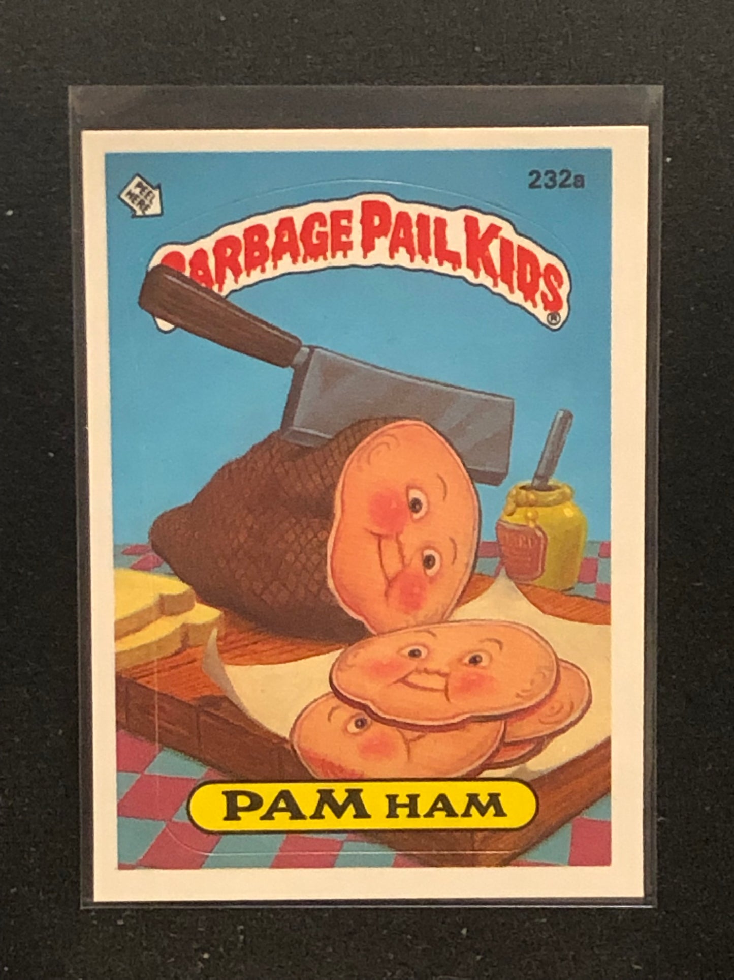 Garbage Pail Kids Original Series 6 (os6) 232a Pam Ham