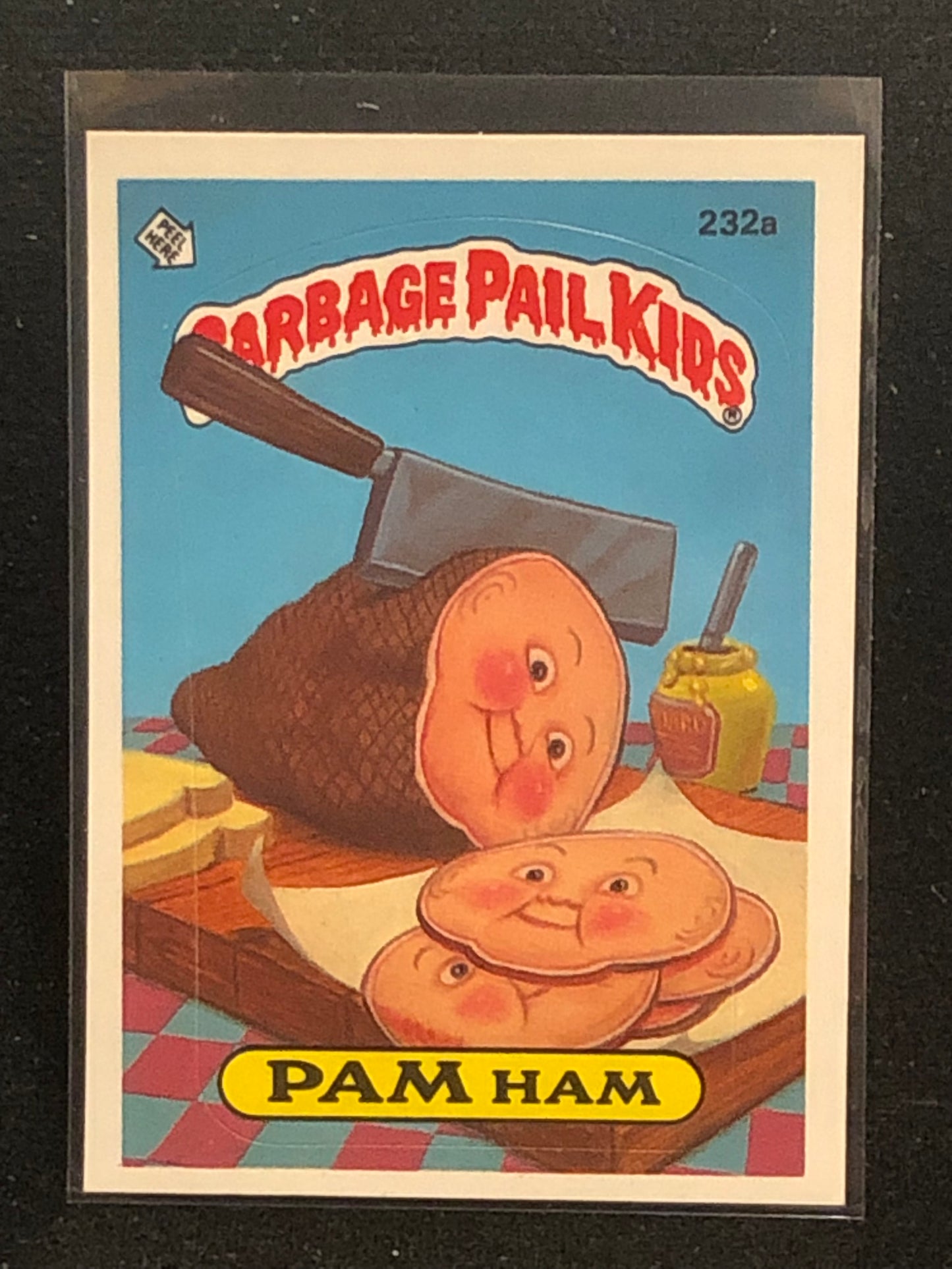 Garbage Pail Kids Original Series 6 (os6) 232a Pam Ham