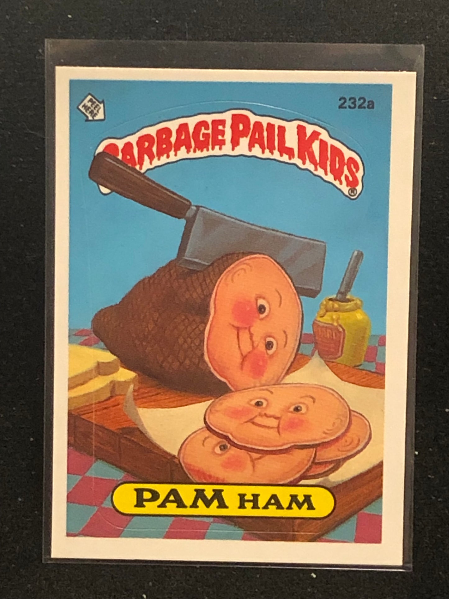 Garbage Pail Kids Original Series 6 (os6) 232a Pam Ham