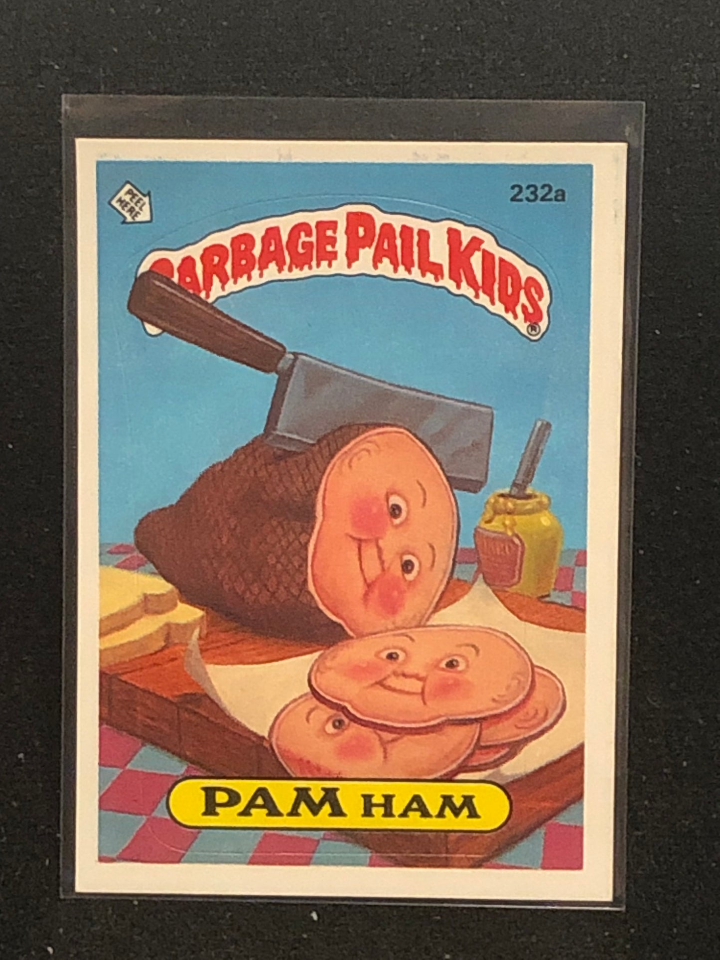 Garbage Pail Kids Original Series 6 (os6) 232a Pam Ham