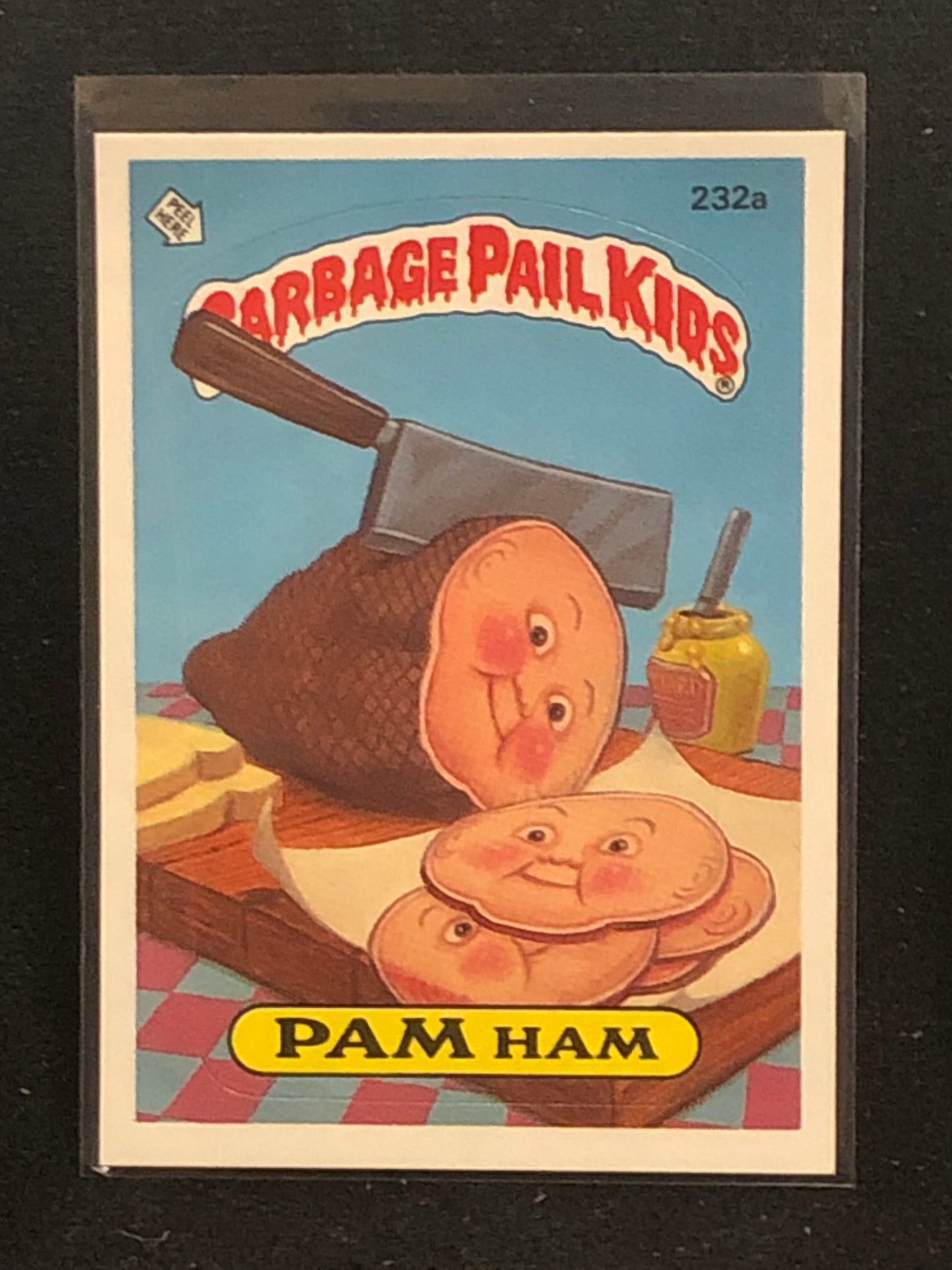 Garbage Pail Kids Original Series 6 (os6) 232a Pam Ham