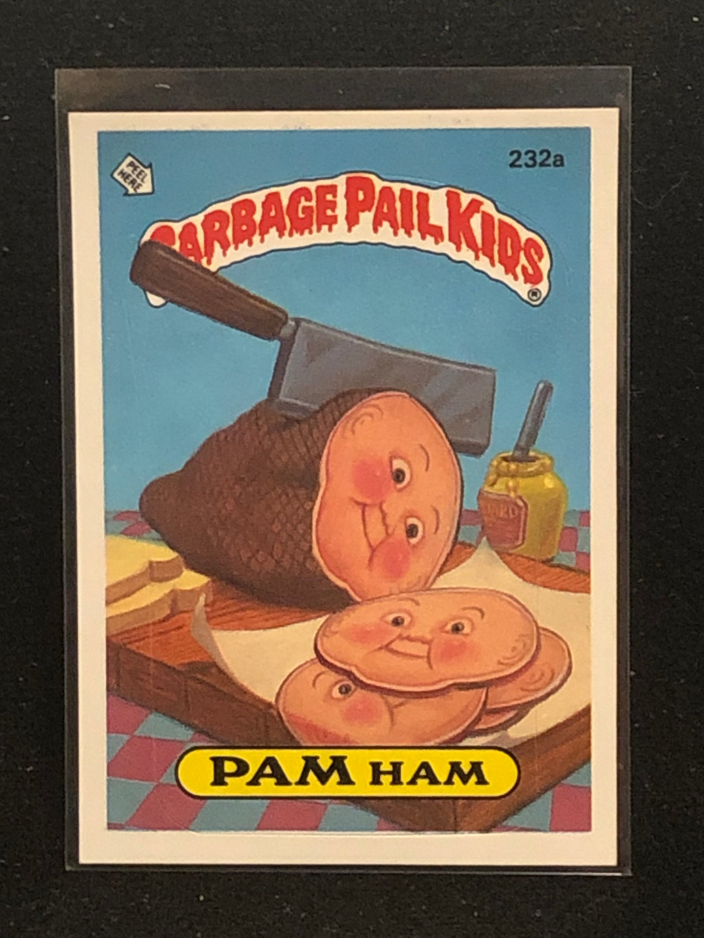 Garbage Pail Kids Original Series 6 (os6) 232a Pam Ham