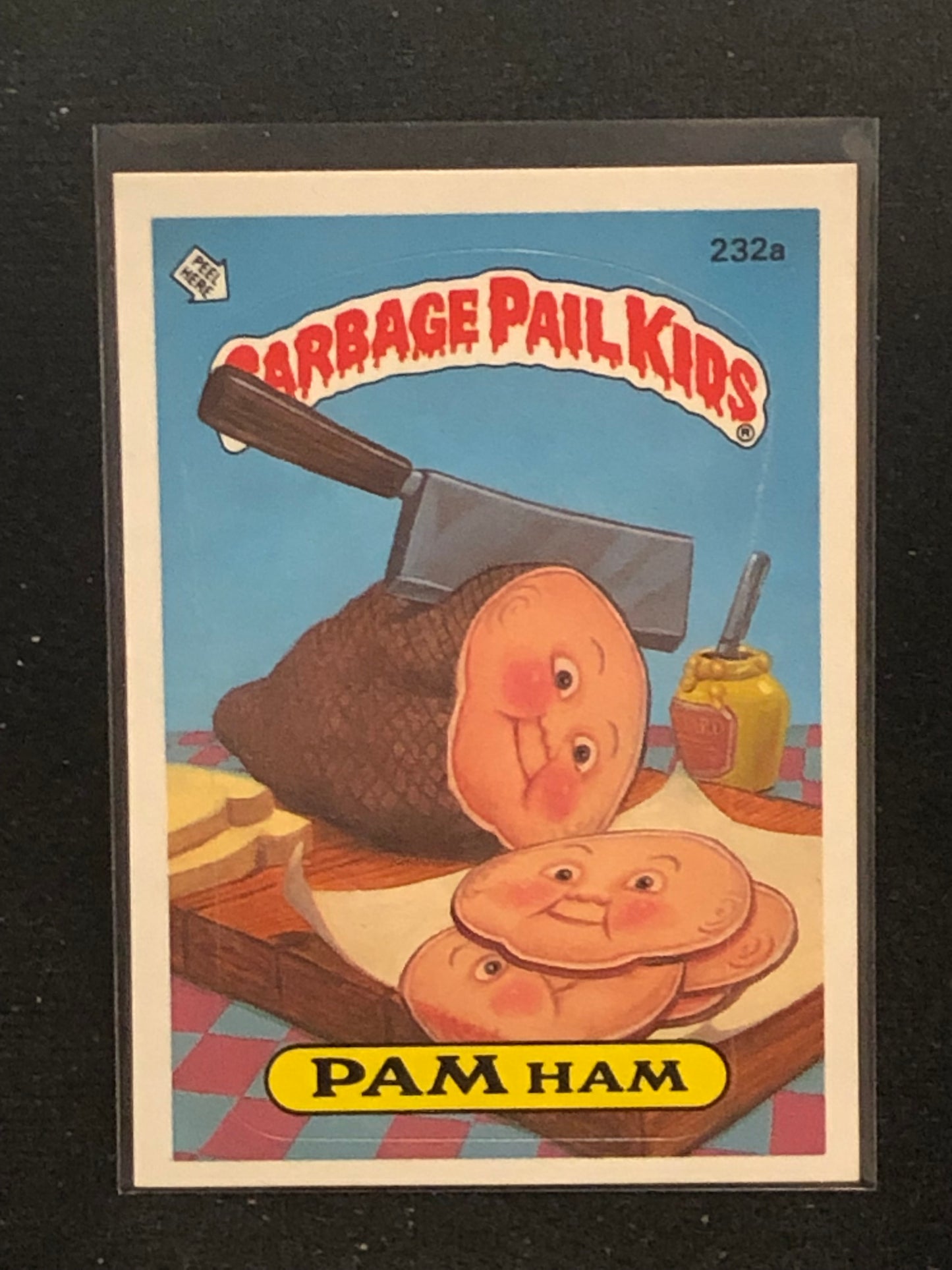 Garbage Pail Kids Original Series 6 (os6) 232a Pam Ham