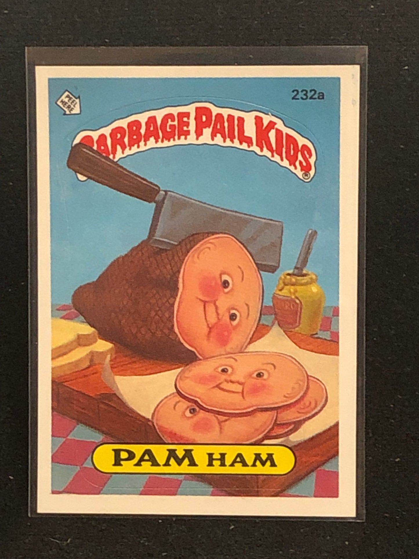 Garbage Pail Kids Original Series 6 (os6) 232a Pam Ham