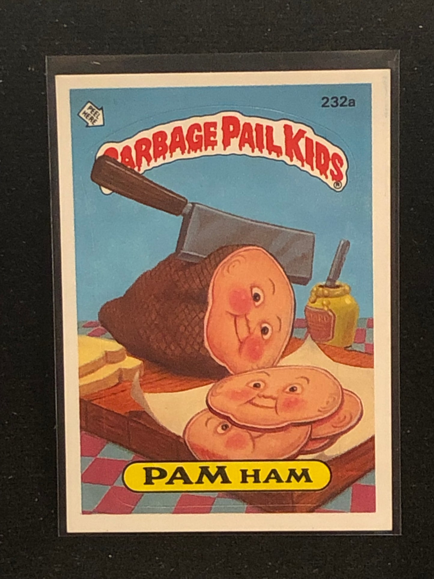 Garbage Pail Kids Original Series 6 (os6) 232a Pam Ham