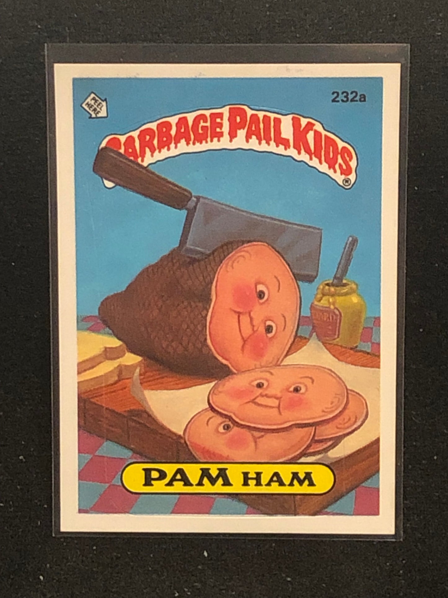 Garbage Pail Kids Original Series 6 (os6) 232a Pam Ham