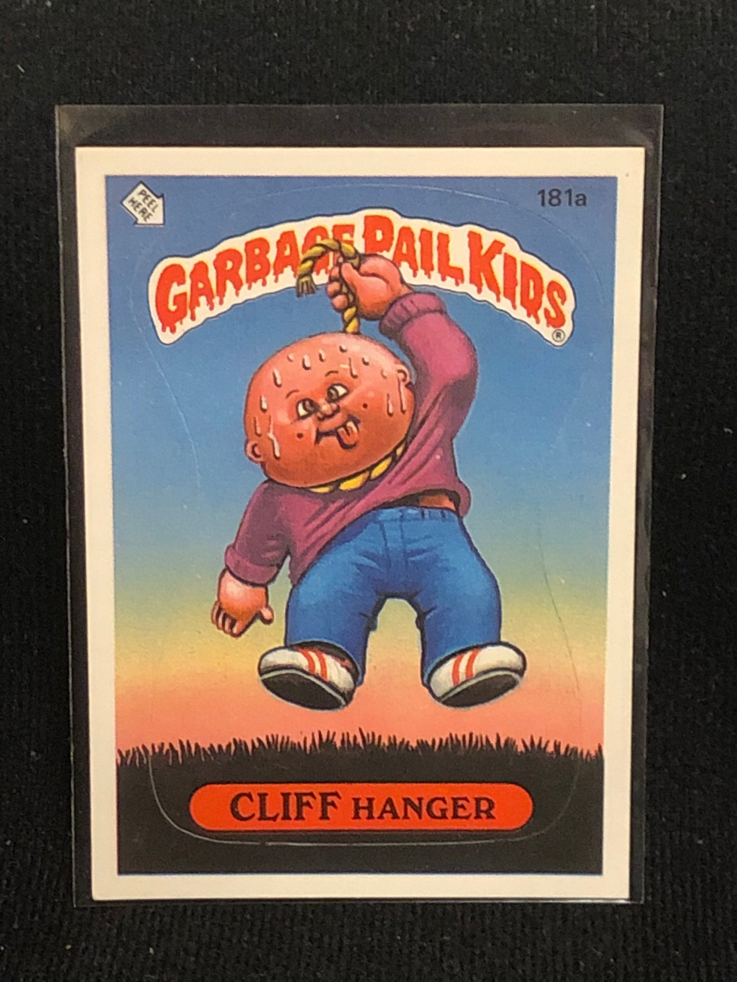 Garbage Pail Kids Original Series 5 (os5) 181a Cliff Hanger