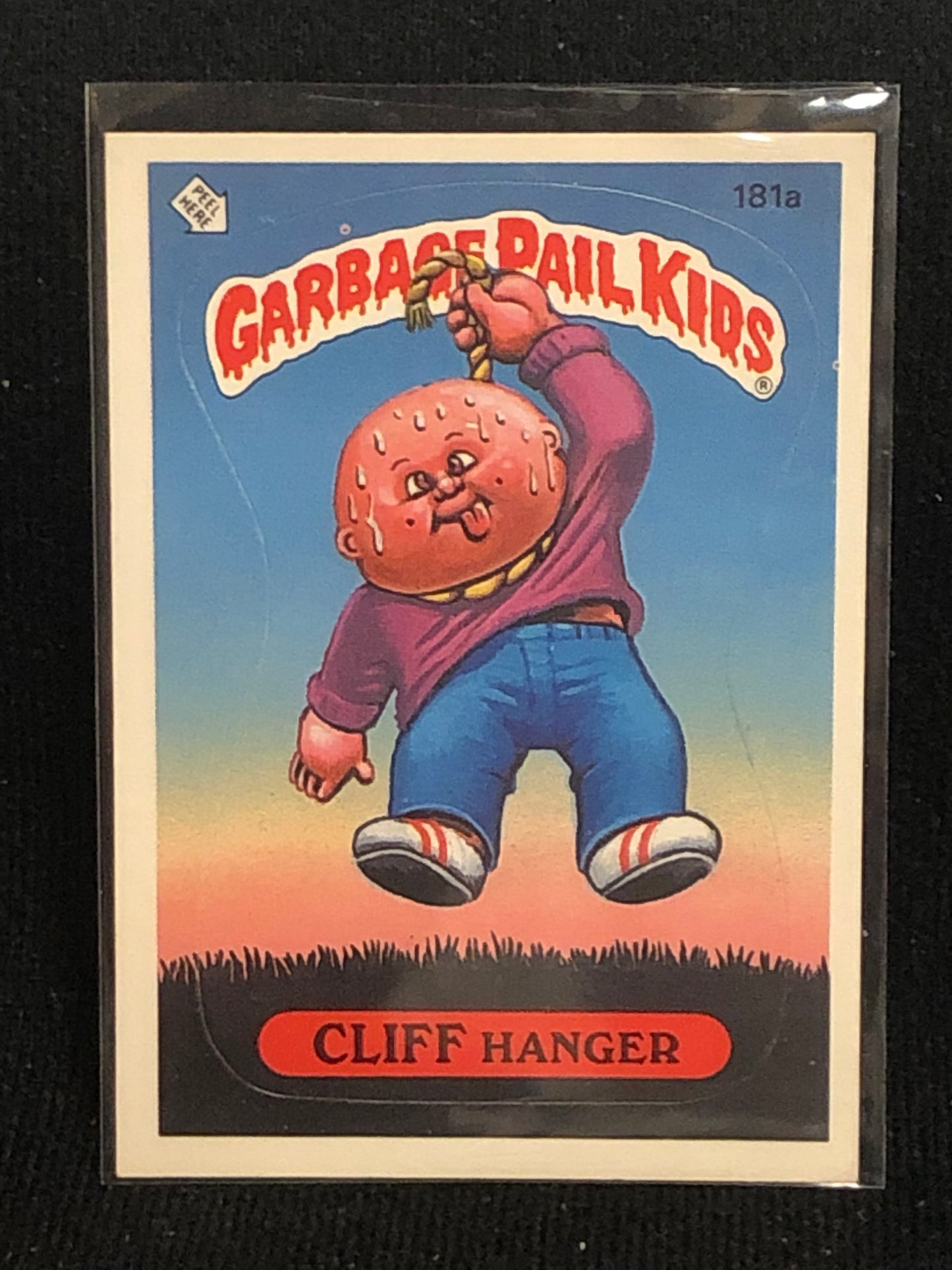 Garbage Pail Kids Original Series 5 (os5) 181a Cliff Hanger