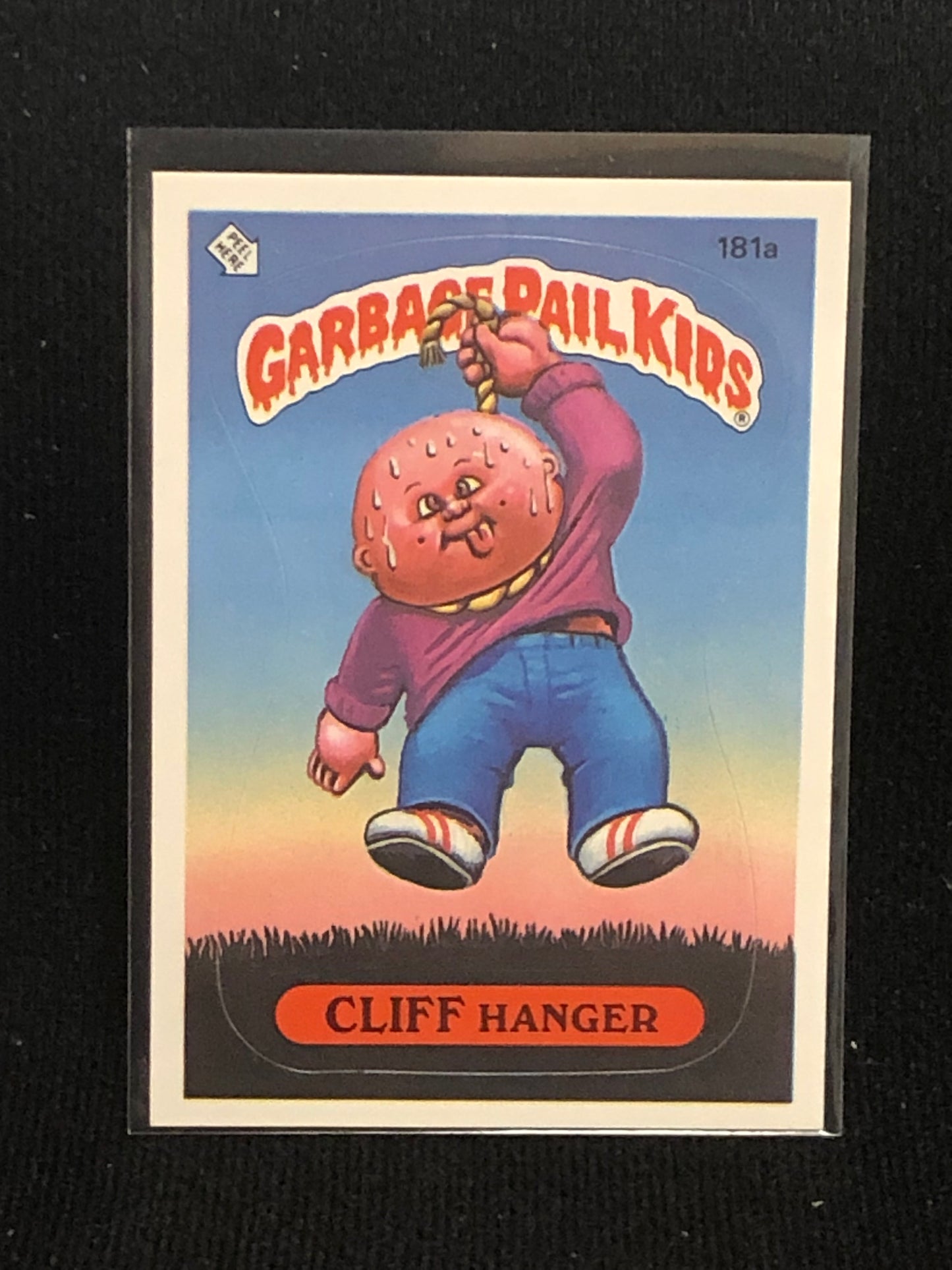 Garbage Pail Kids Original Series 5 (os5) 181a Cliff Hanger