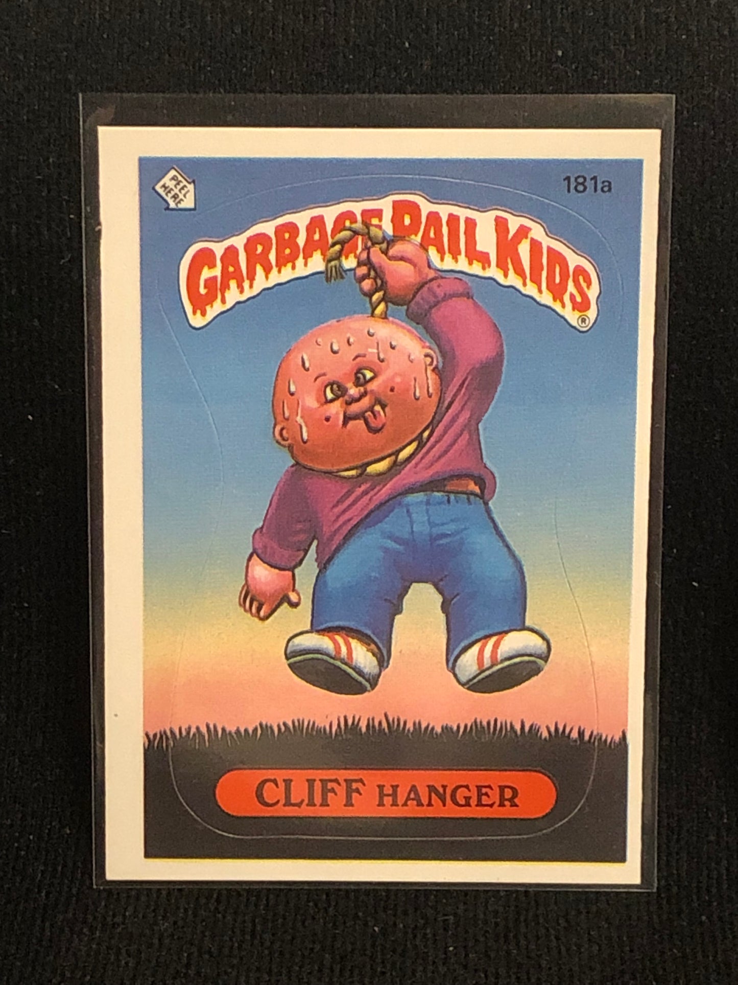 Garbage Pail Kids Original Series 5 (os5) 181a Cliff Hanger