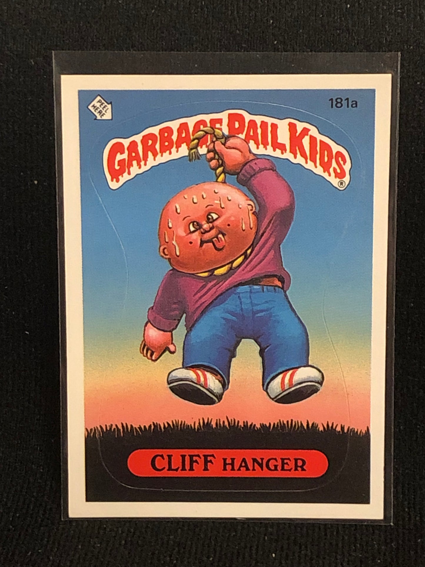 Garbage Pail Kids Original Series 5 (os5) 181a Cliff Hanger