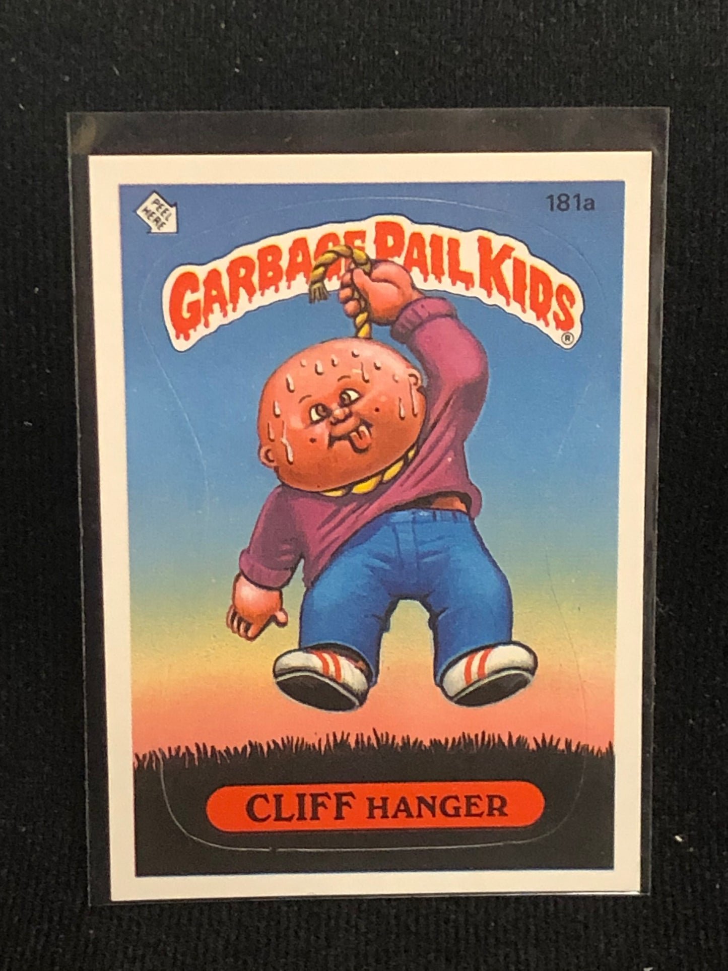 Garbage Pail Kids Original Series 5 (os5) 181a Cliff Hanger