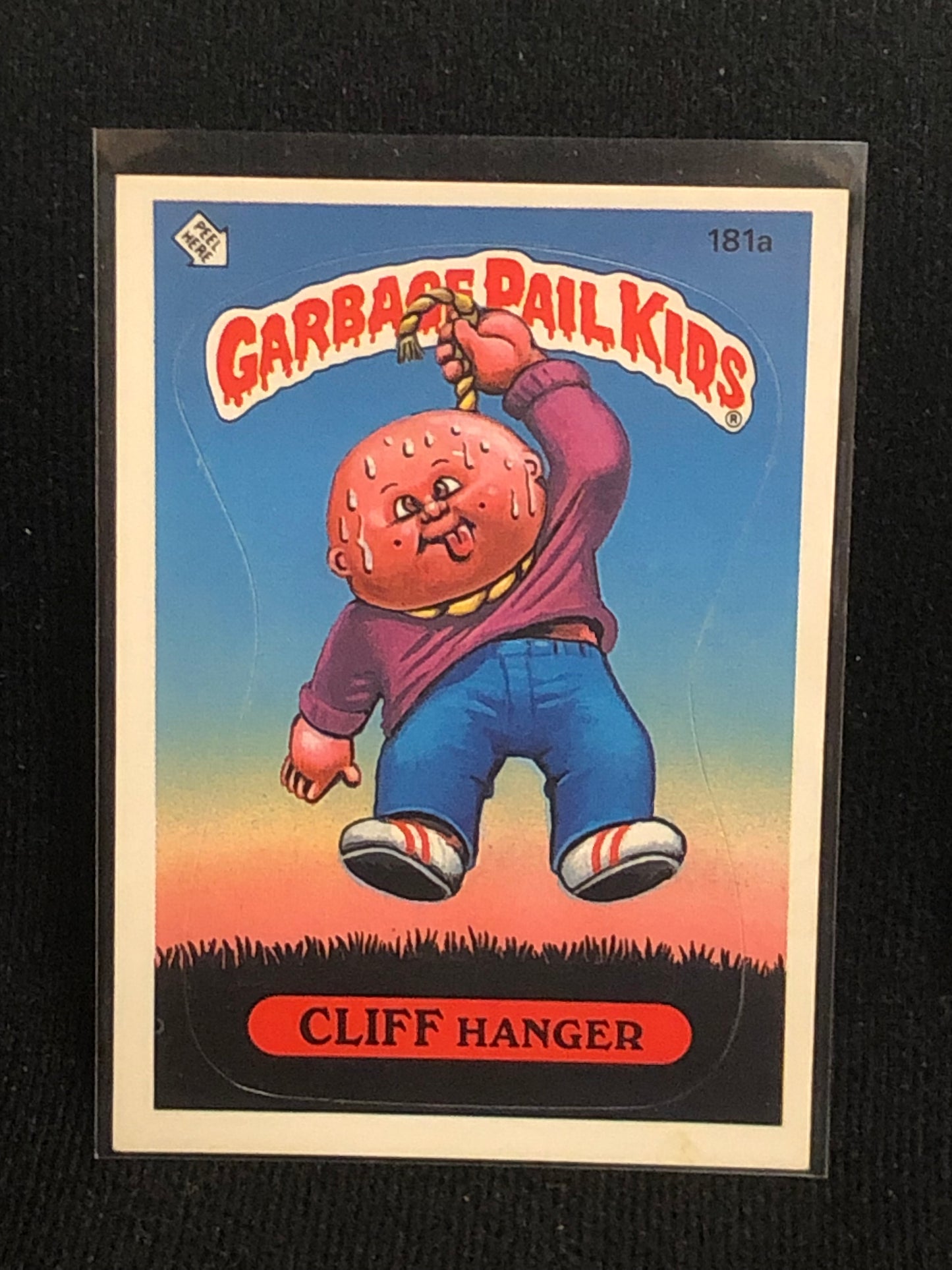 Garbage Pail Kids Original Series 5 (os5) 181a Cliff Hanger