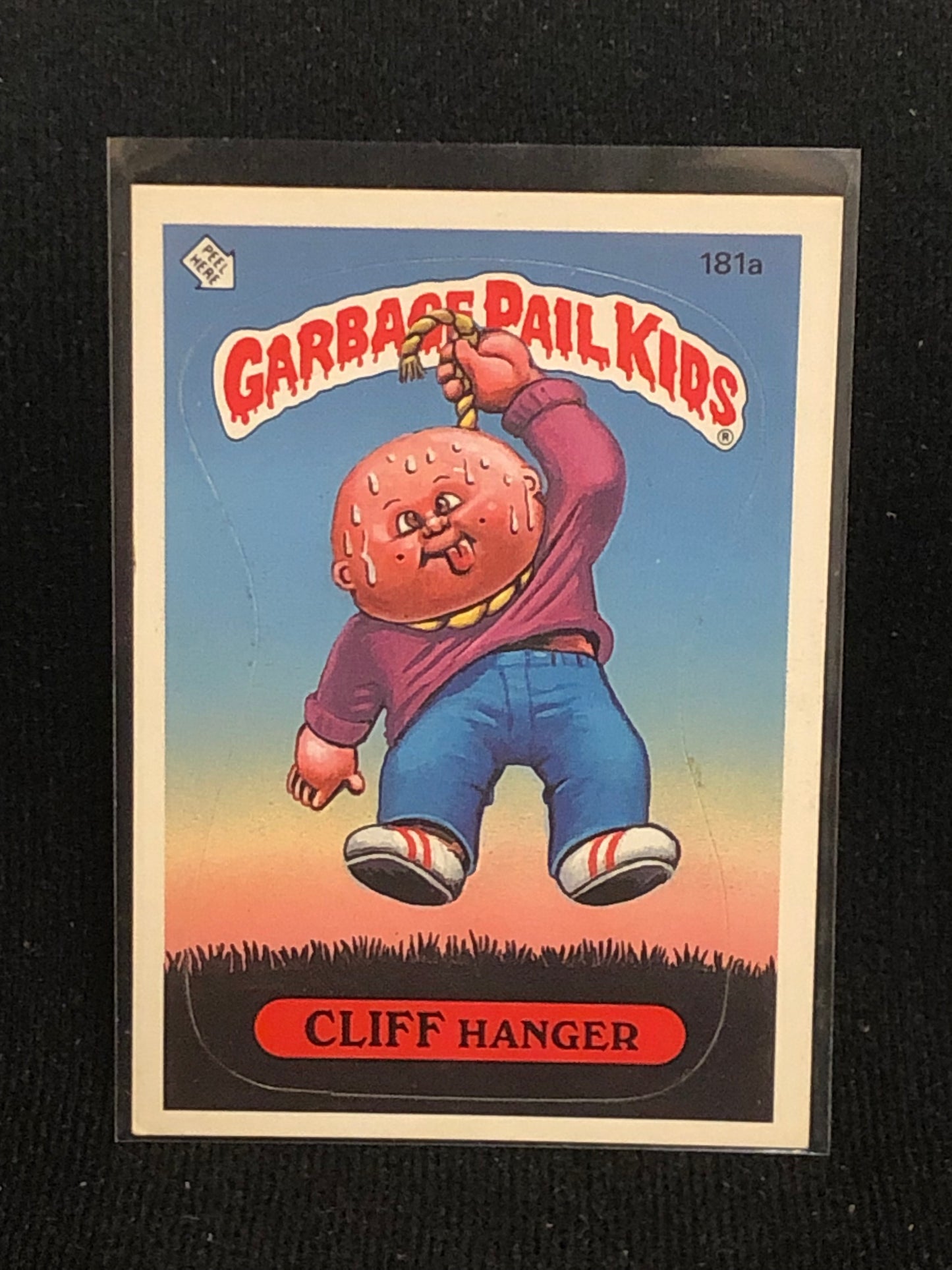 Garbage Pail Kids Original Series 5 (os5) 181a Cliff Hanger