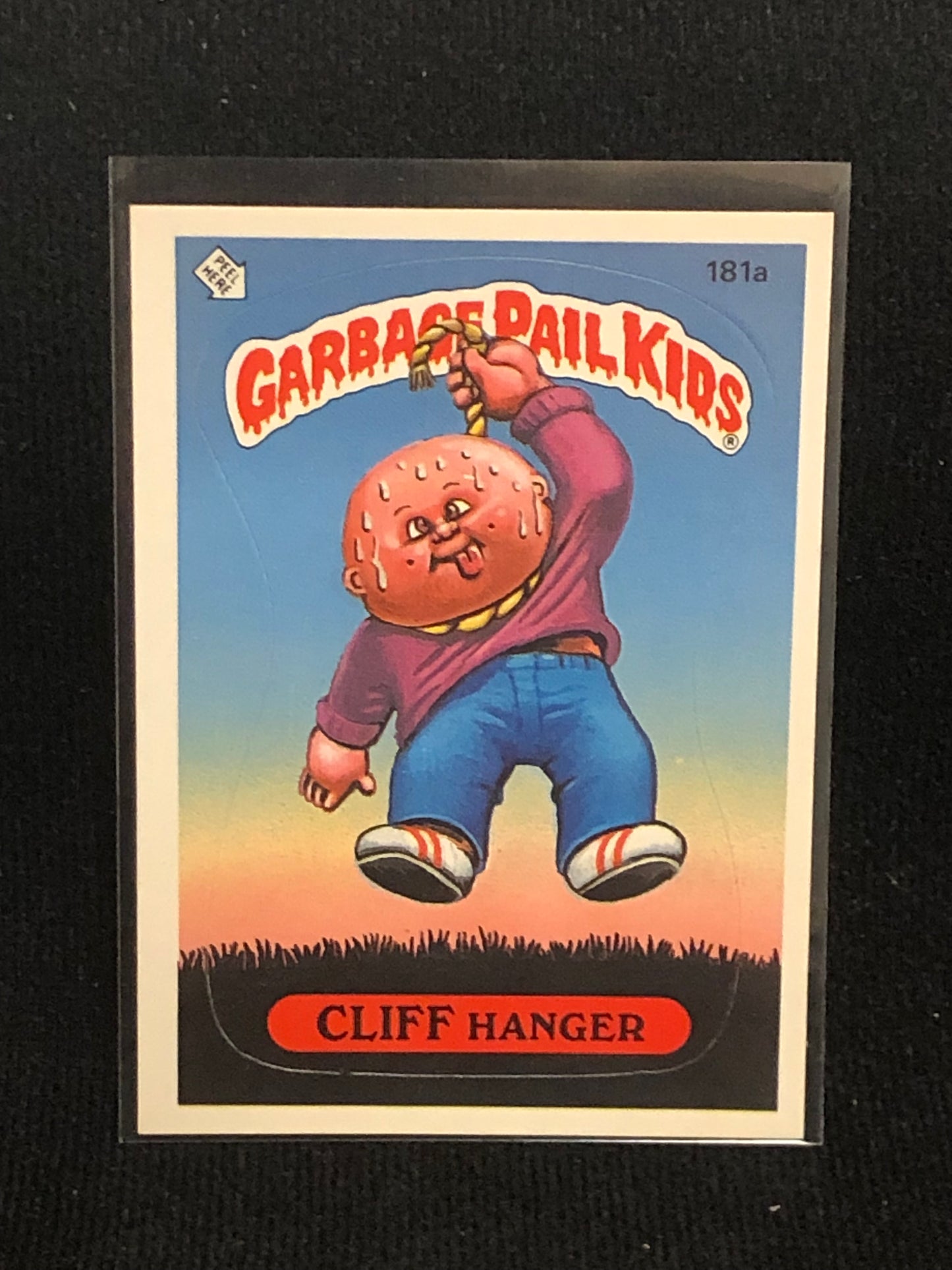 Garbage Pail Kids Original Series 5 (os5) 181a Cliff Hanger