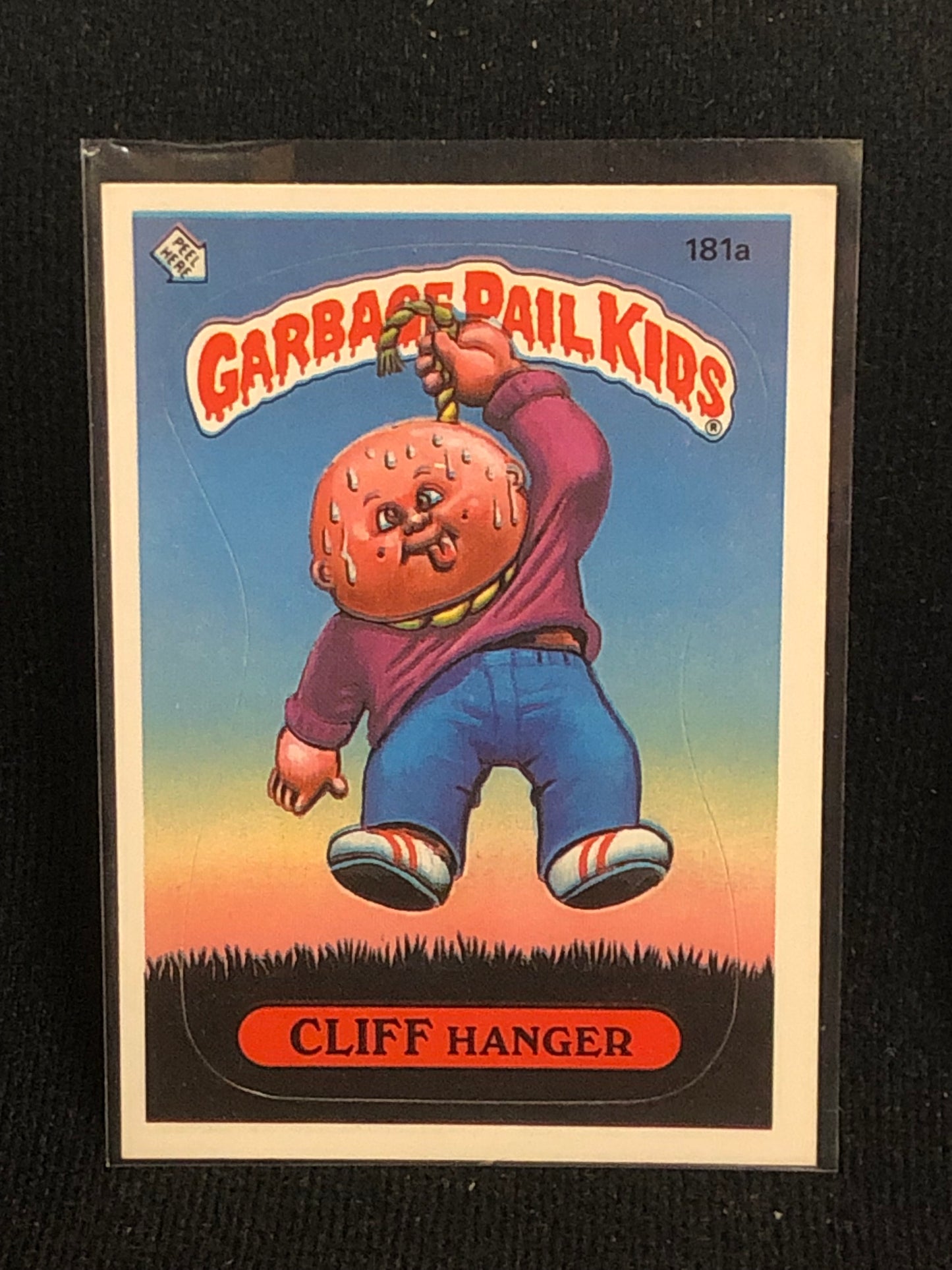 Garbage Pail Kids Original Series 5 (os5) 181a Cliff Hanger