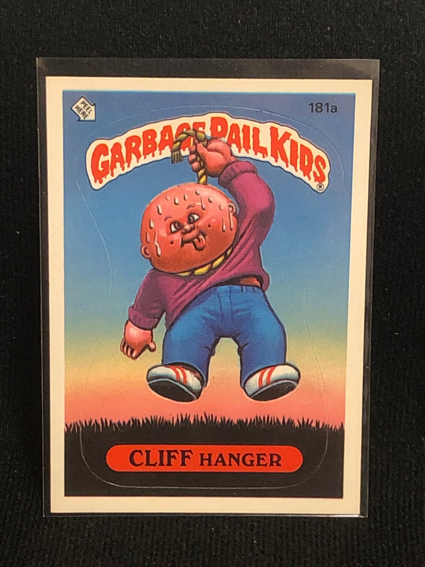 Garbage Pail Kids Original Series 5 (os5) 181a Cliff Hanger