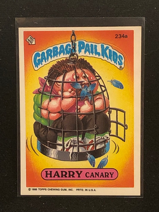 Garbage Pail Kids Original Series 6 (os6) 234a Harry Canary