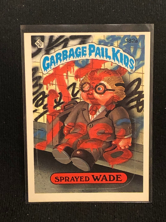 Garbage Pail Kids Original Series 5 (os5) 182a Sprayed Wade