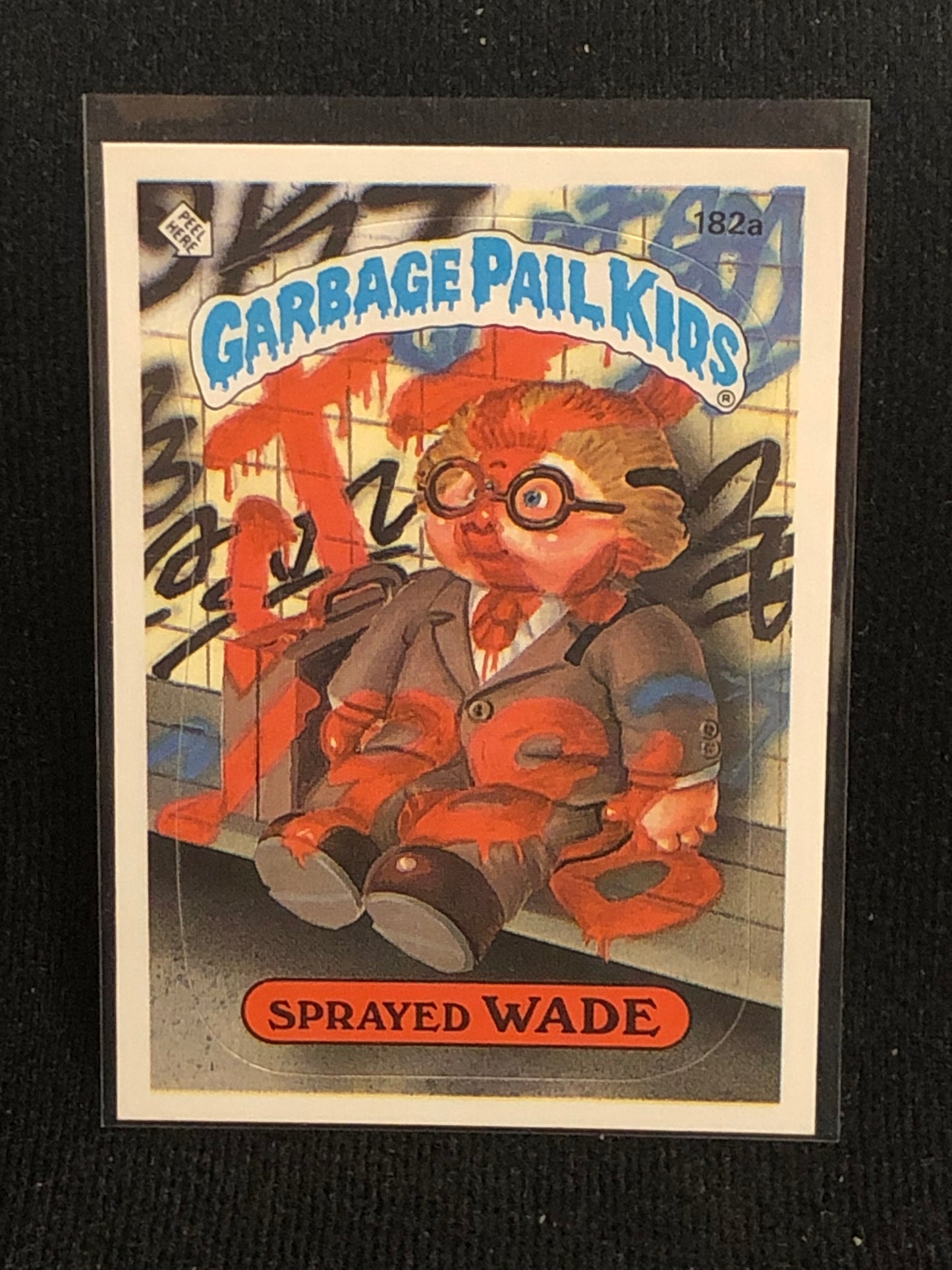 Garbage Pail Kids Original Series 5 (os5) 182a Sprayed Wade