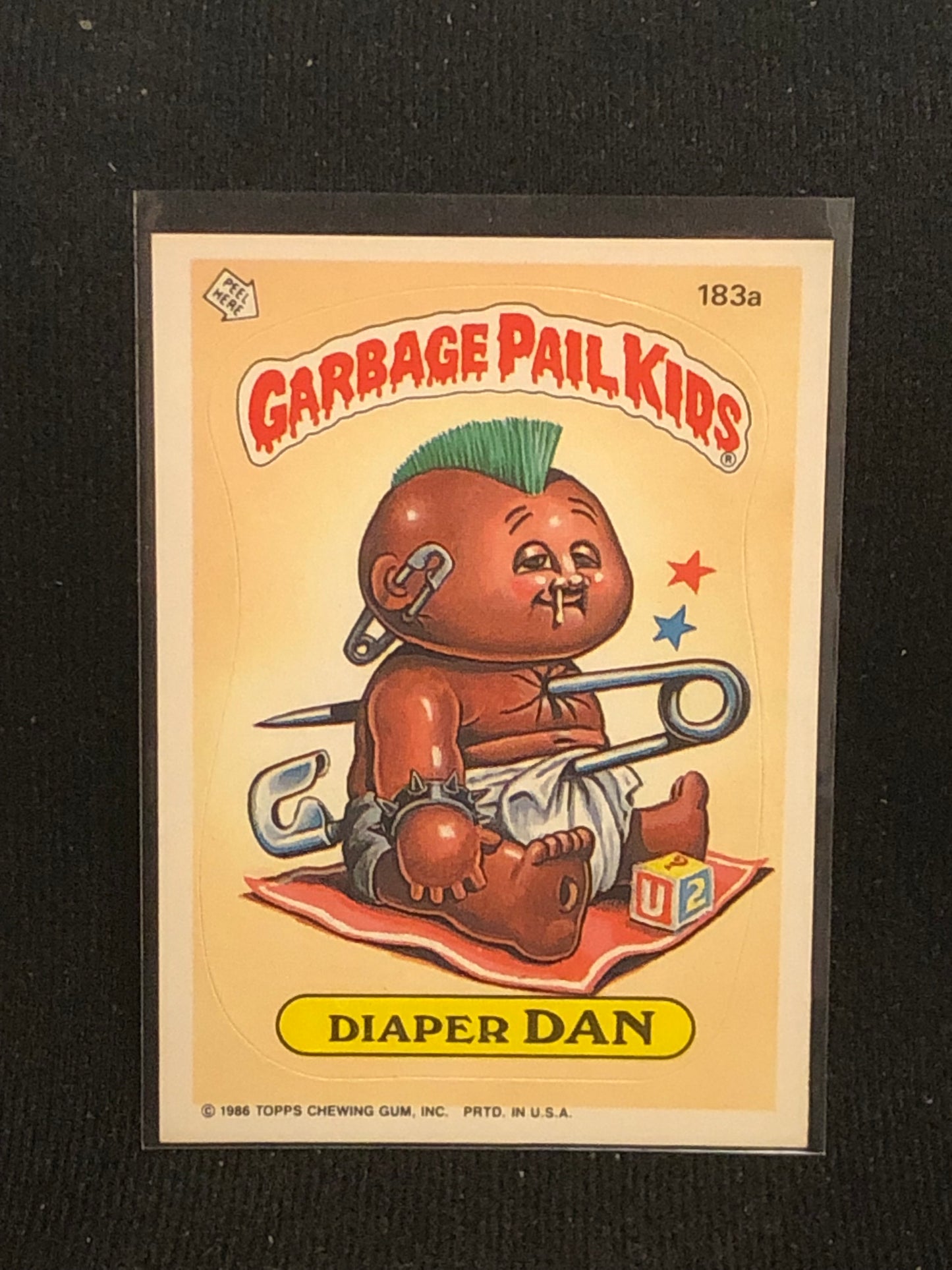 Garbage Pail Kids Original Series 5 (os5) 183a Diaper Dan