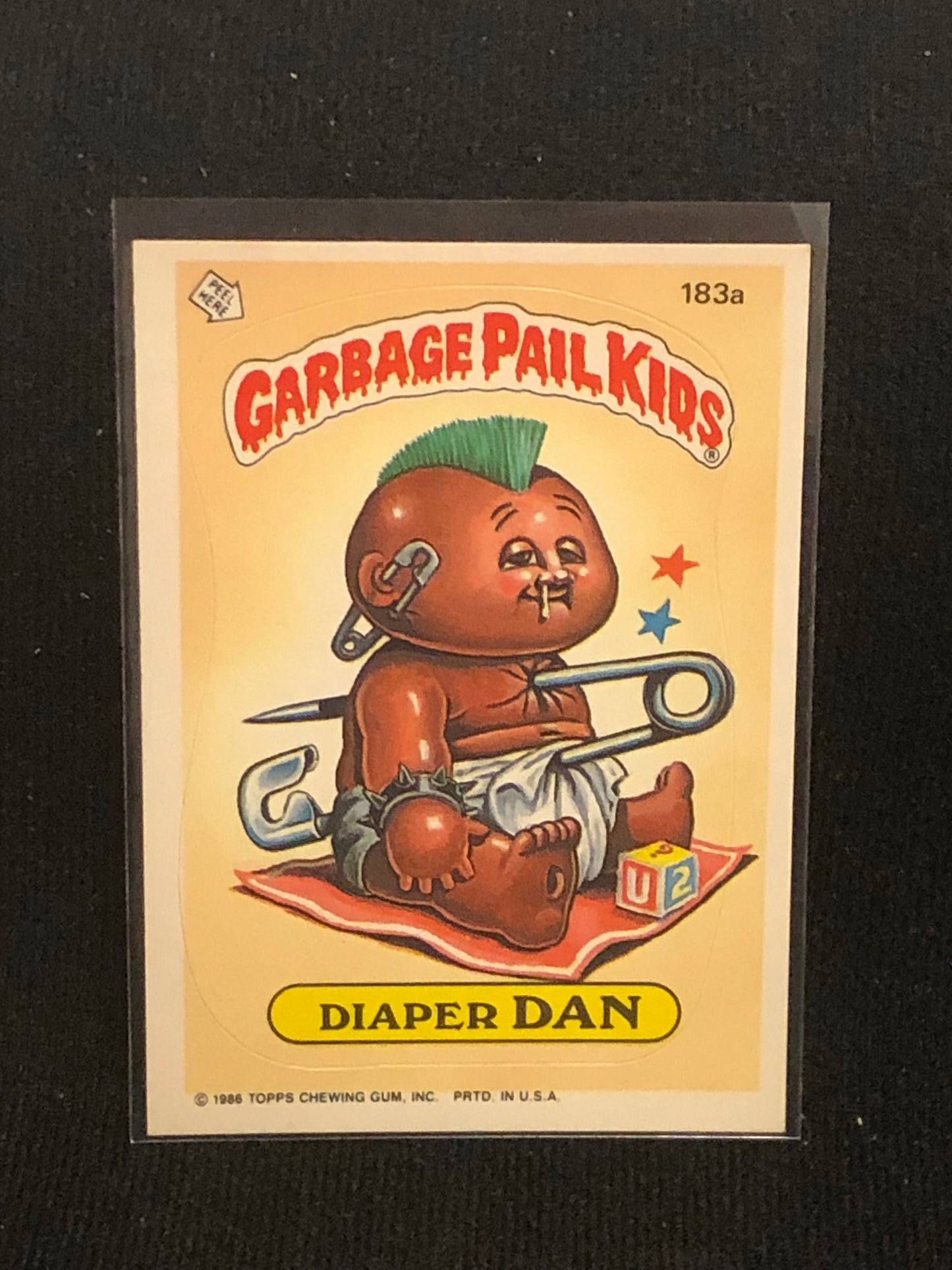 Garbage Pail Kids Original Series 5 (os5) 183a Diaper Dan