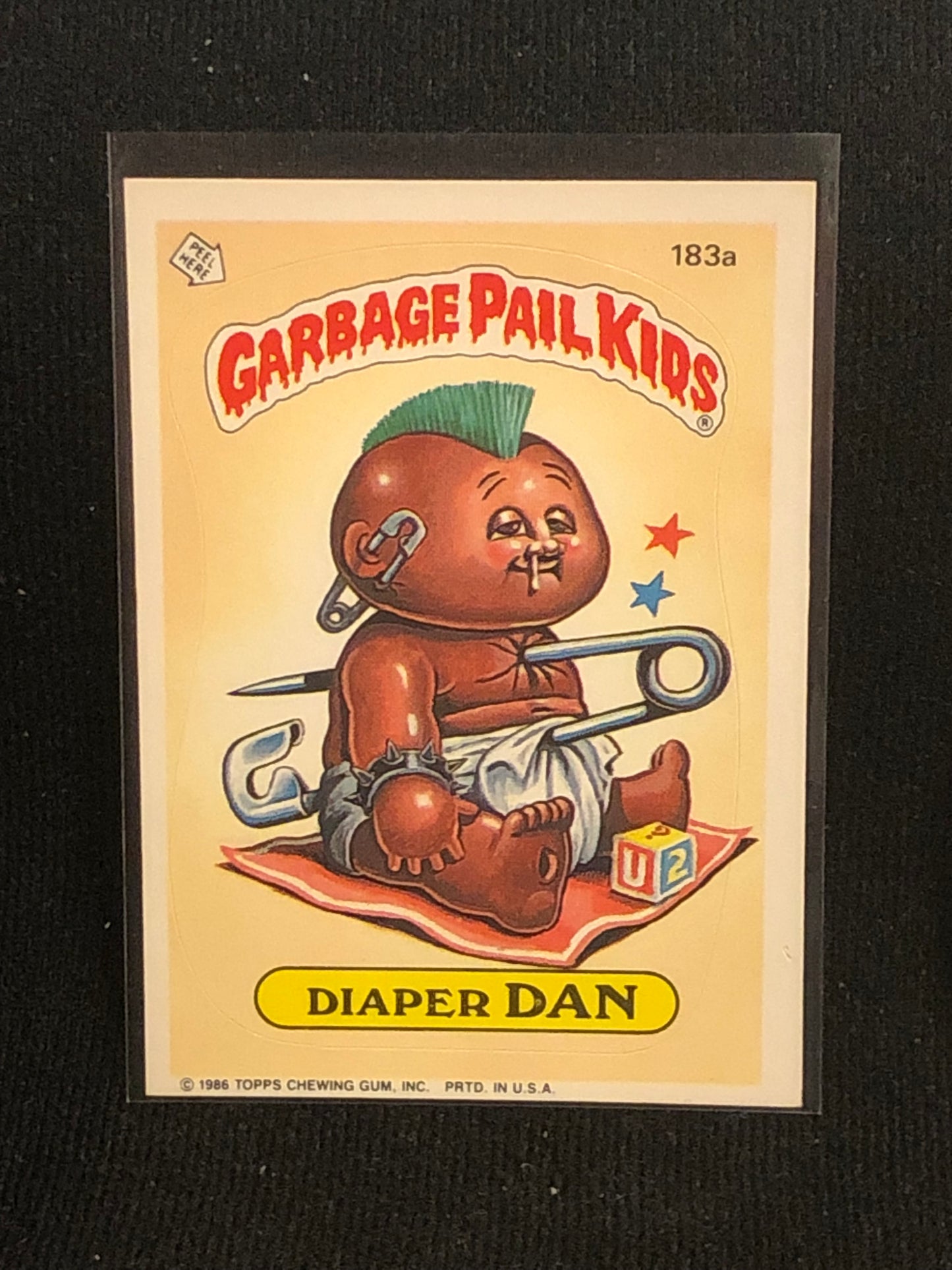 Garbage Pail Kids Original Series 5 (os5) 183a Diaper Dan