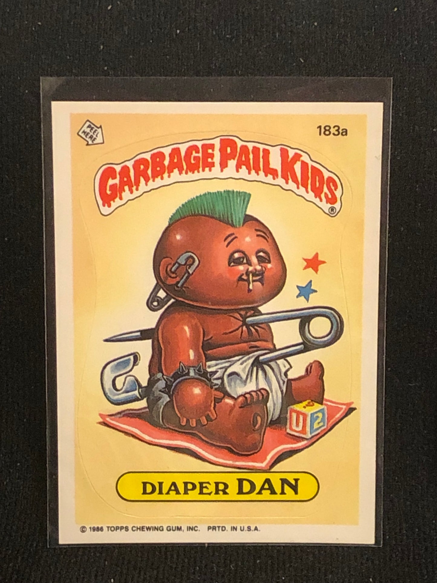 Garbage Pail Kids Original Series 5 (os5) 183a Diaper Dan