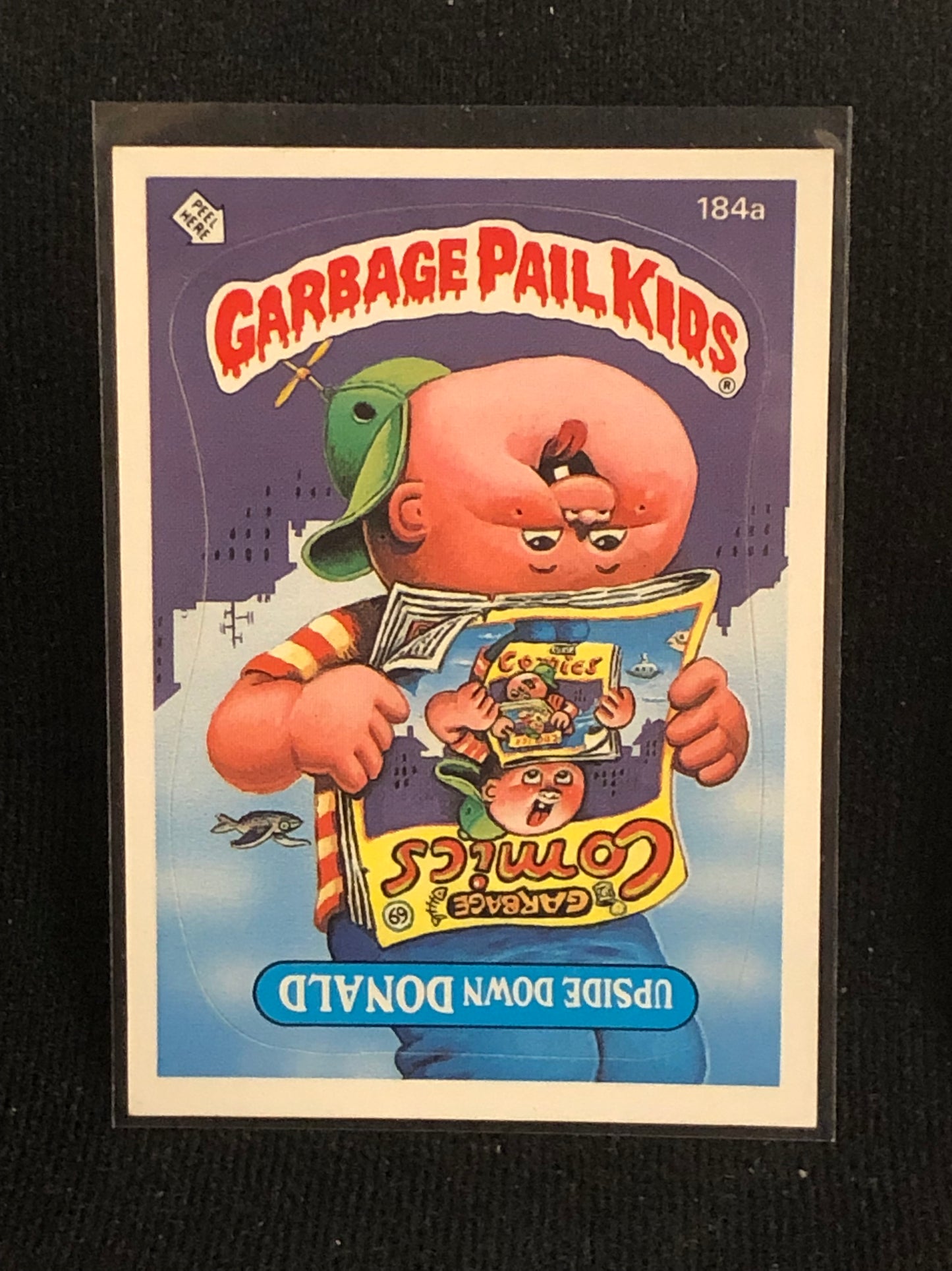 Garbage Pail Kids Original Series 5 (os5) 184a Upside Down Donald