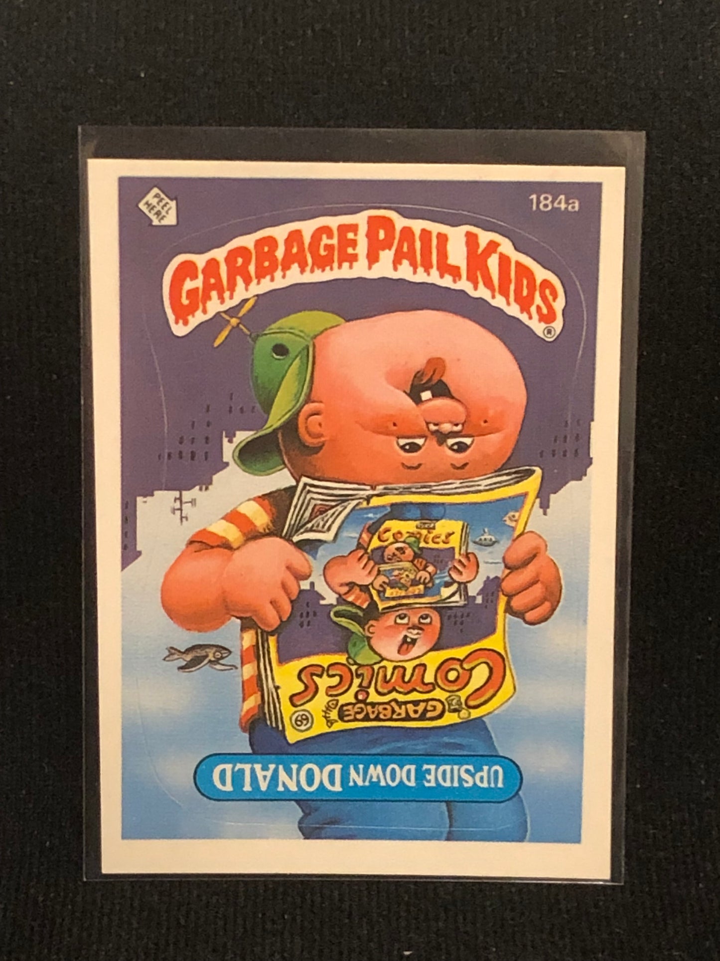 Garbage Pail Kids Original Series 5 (os5) 184a Upside Down Donald