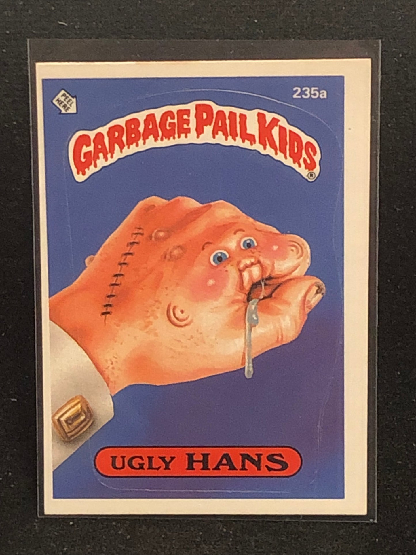 Garbage Pail Kids Original Series 6 (os6) 235a Ugly Hans