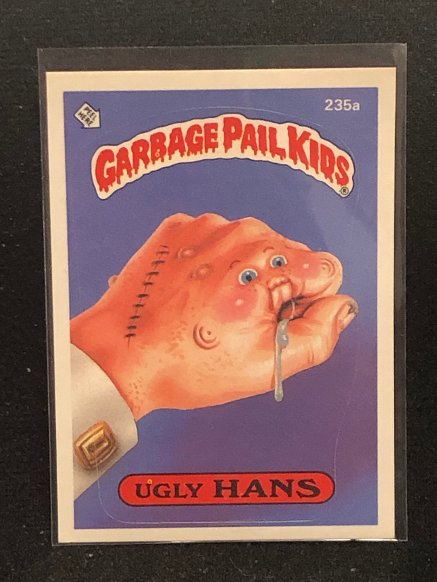 Garbage Pail Kids Original Series 6 (os6) 235a Ugly Hans