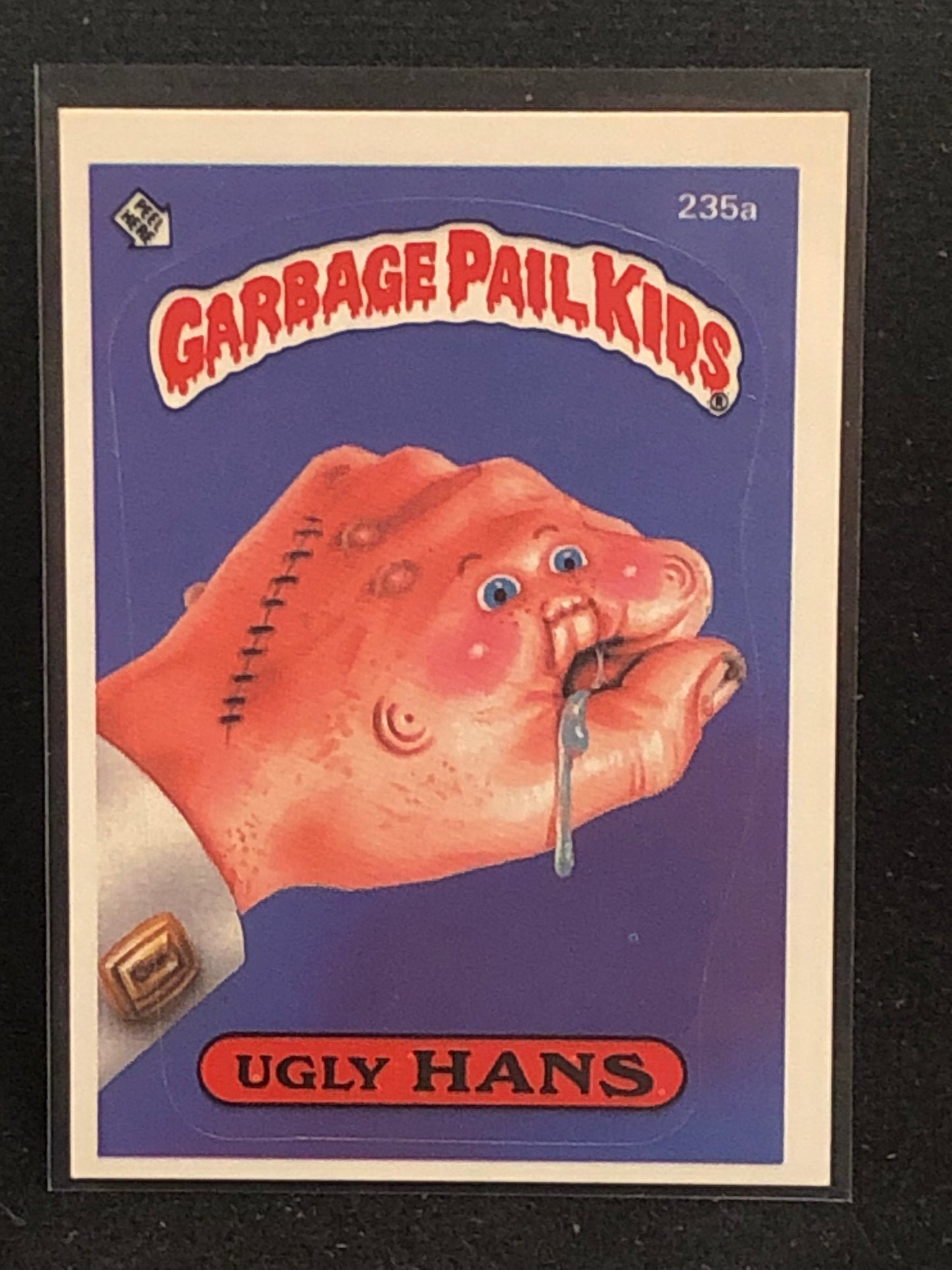 Garbage Pail Kids Original Series 6 (os6) 235a Ugly Hans