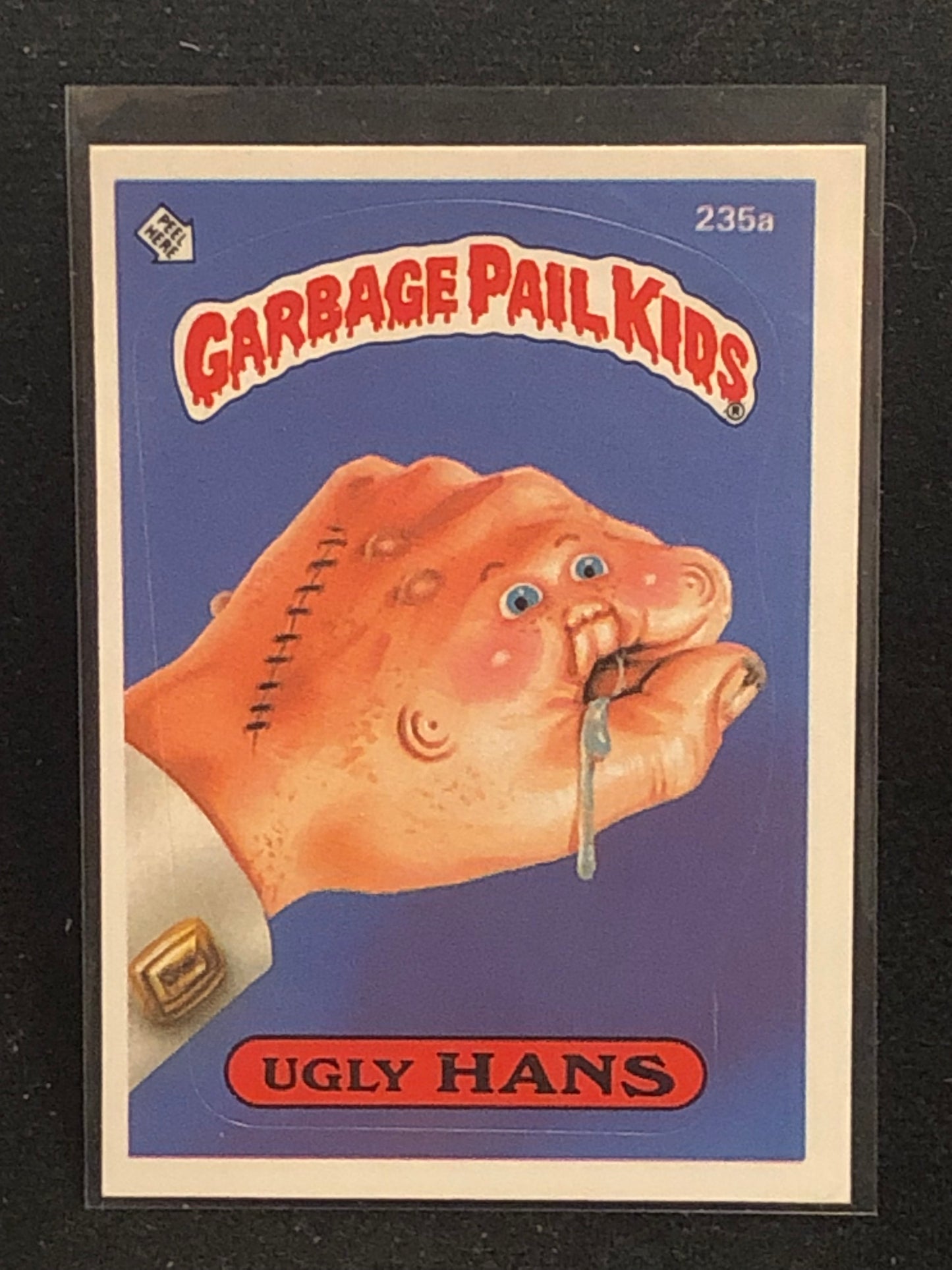 Garbage Pail Kids Original Series 6 (os6) 235a Ugly Hans