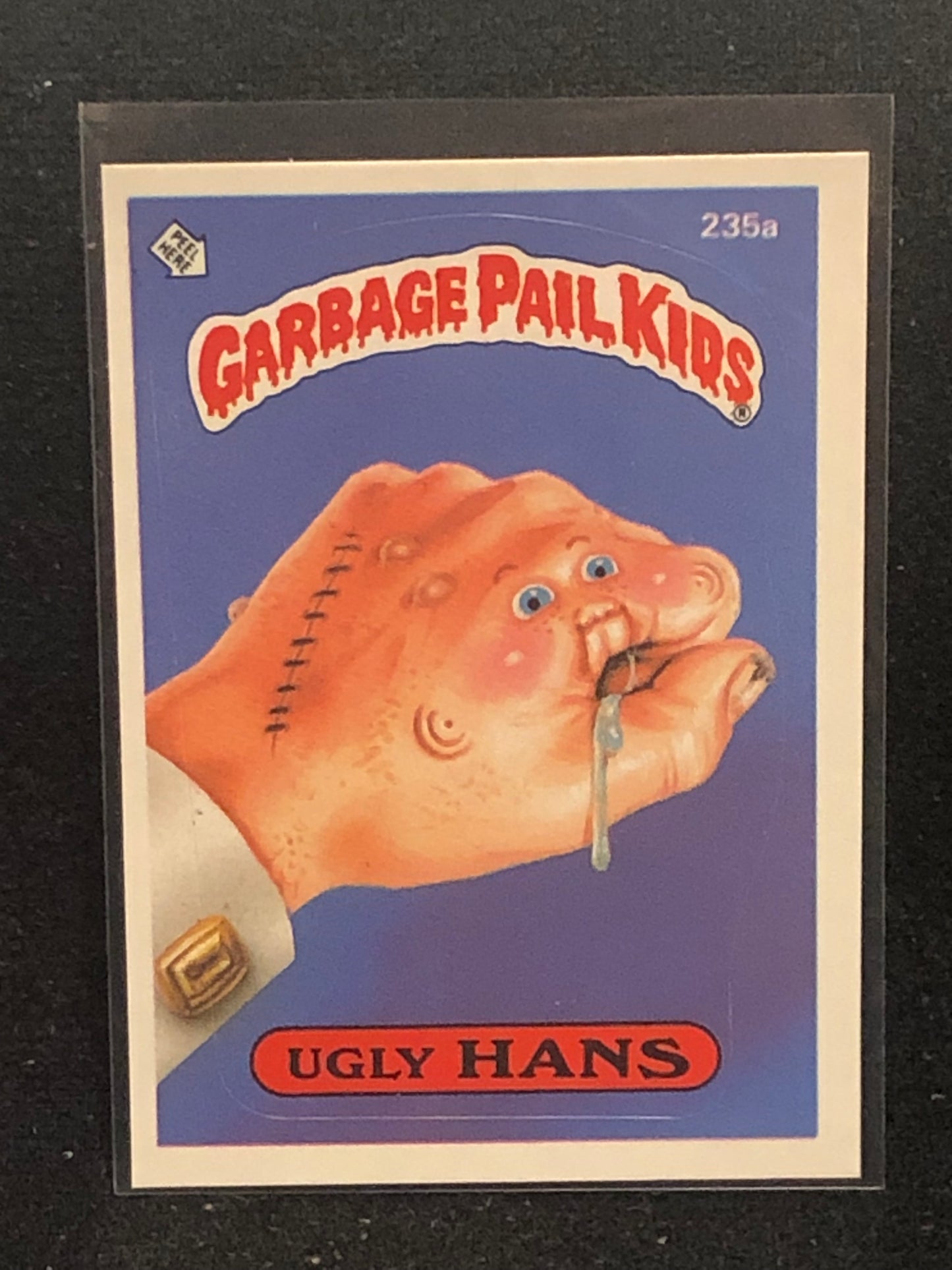 Garbage Pail Kids Original Series 6 (os6) 235a Ugly Hans