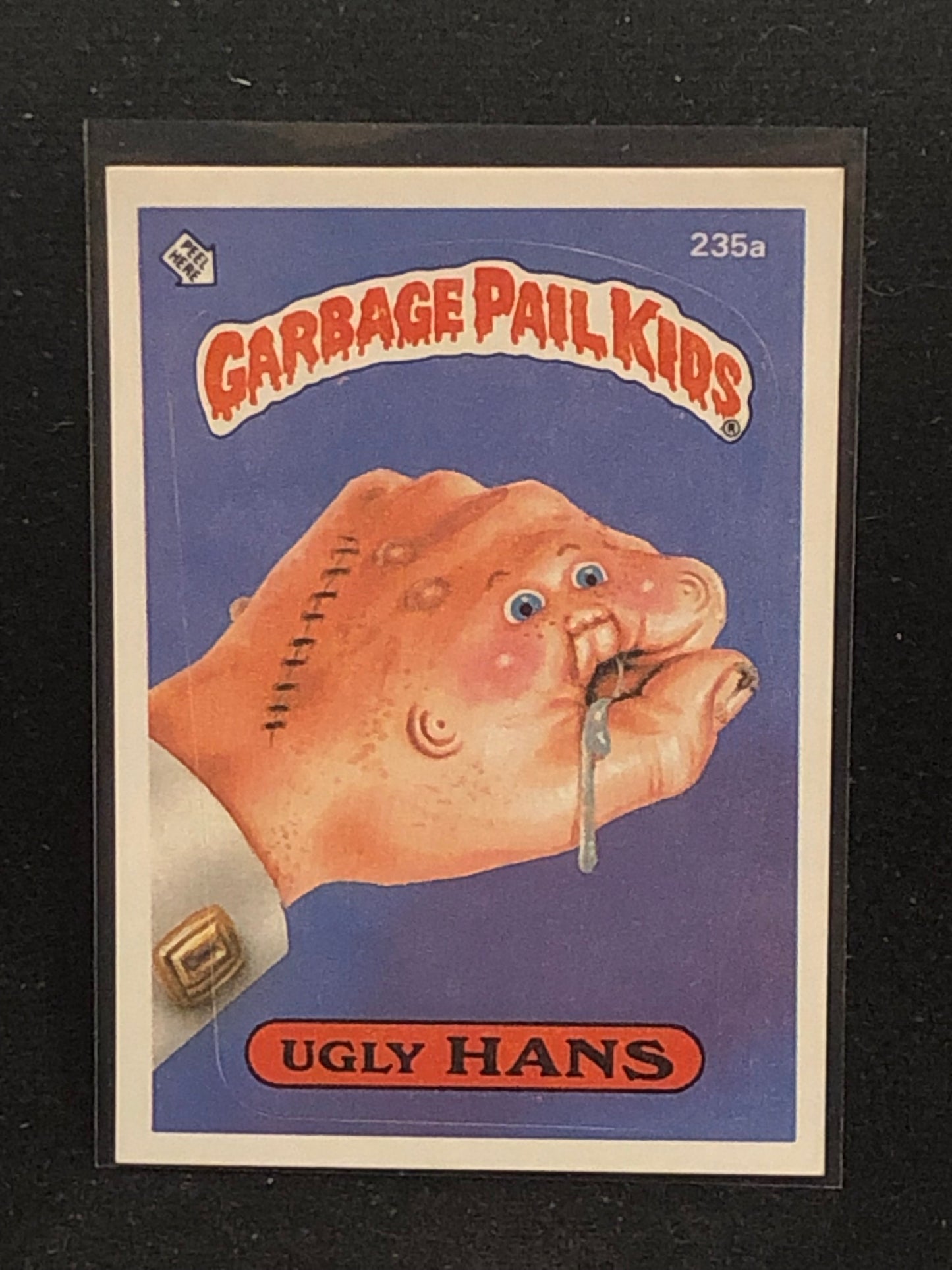 Garbage Pail Kids Original Series 6 (os6) 235a Ugly Hans