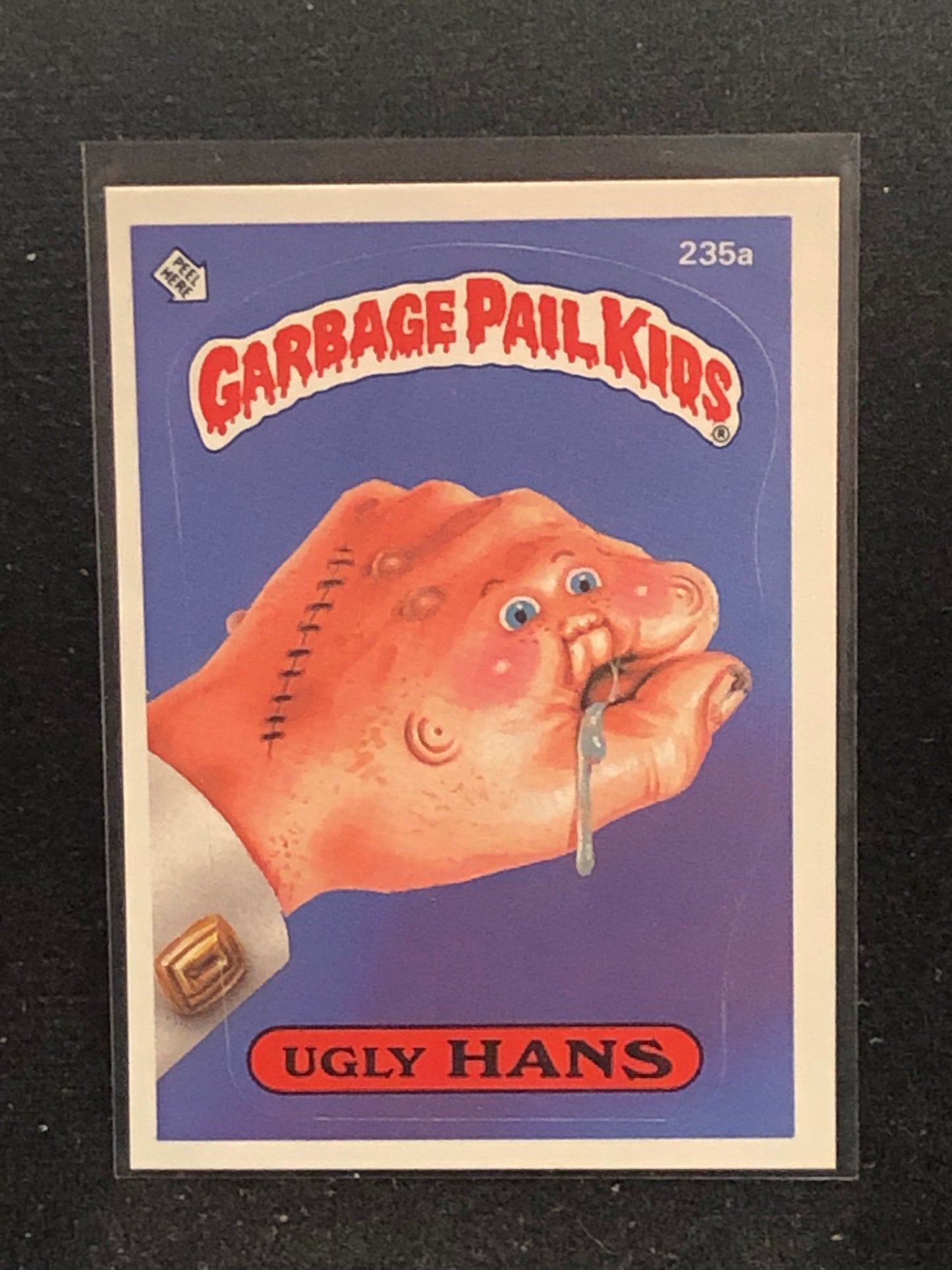 Garbage Pail Kids Original Series 6 (os6) 235a Ugly Hans